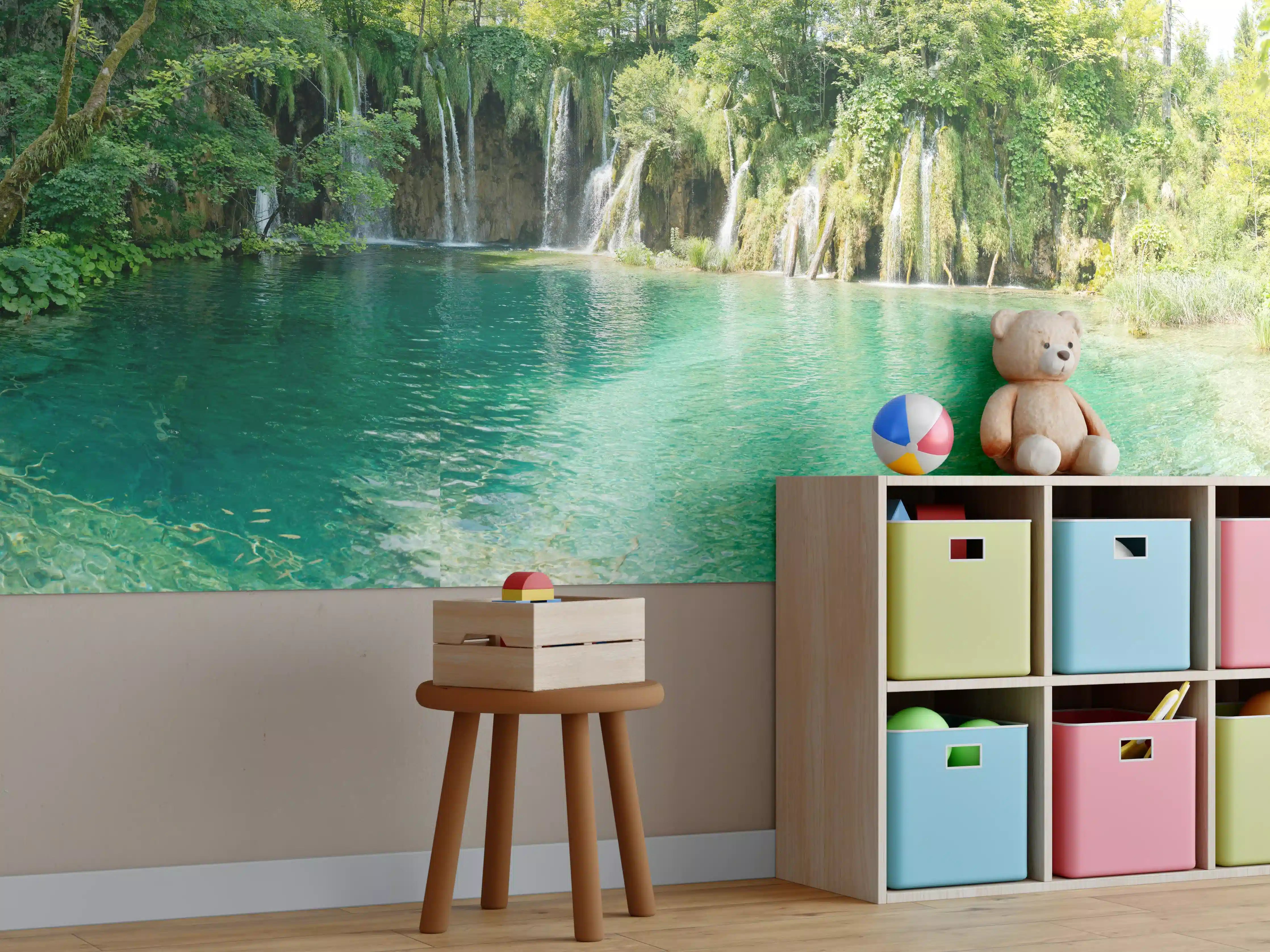 Kinderzimmer Wandgestaltung - Aussicht im Nationalpark Plitvicer Seen - Kroatien