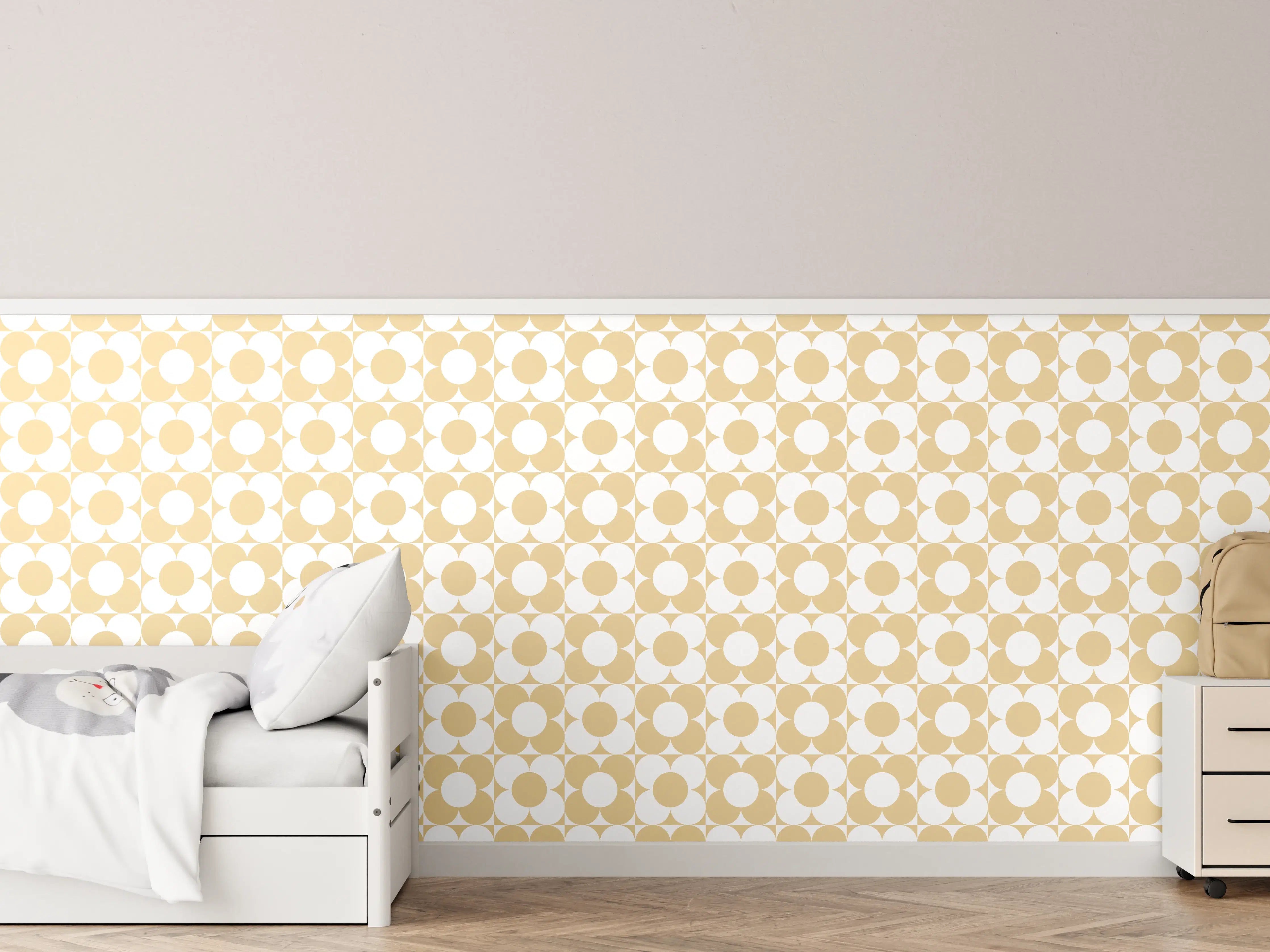 Kinderzimmer Wandgestaltung - Beige-Design für zeitlose Eleganz