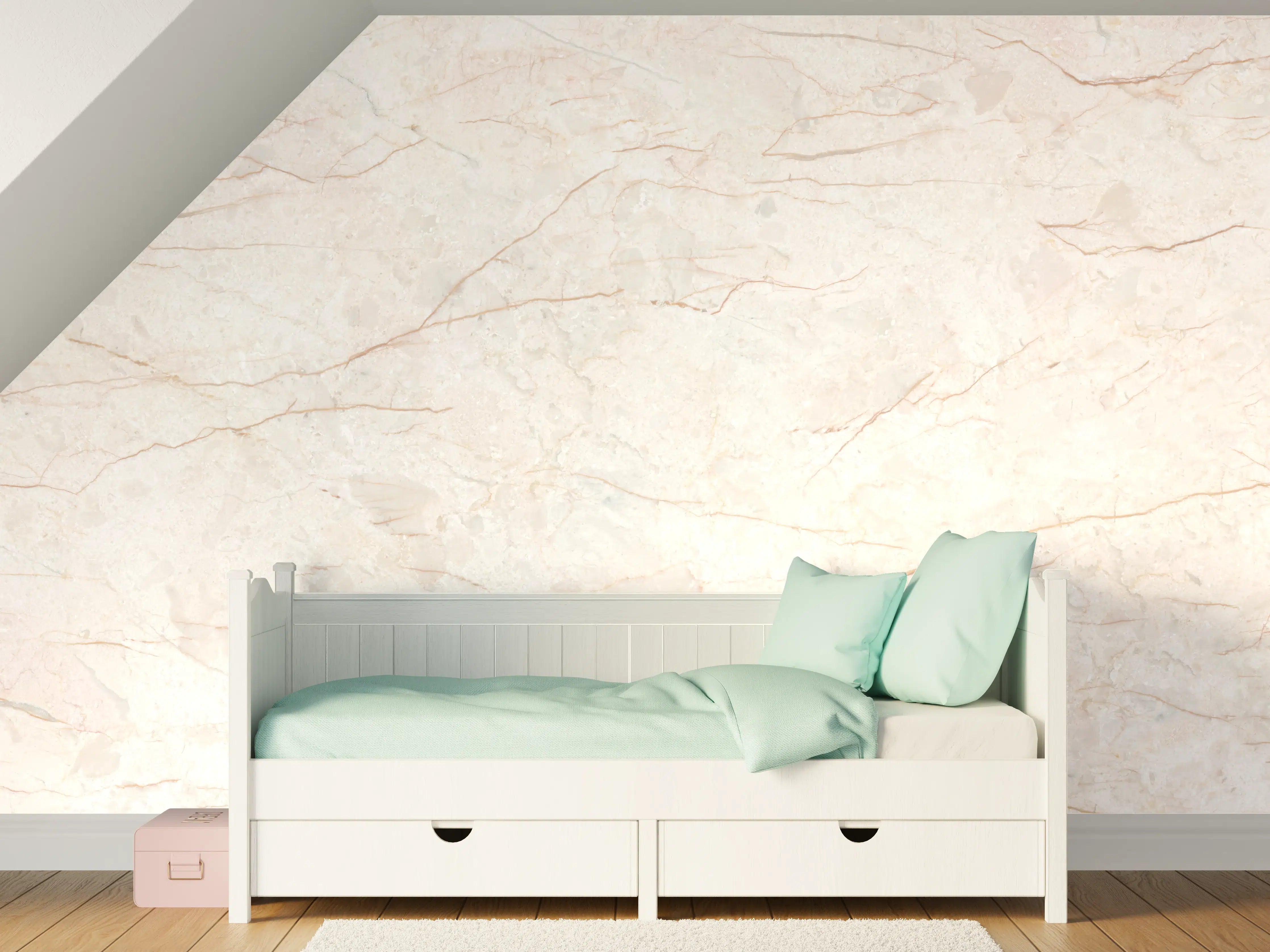 Kinderzimmer Wandgestaltung - Beige Marmor Hintergrund