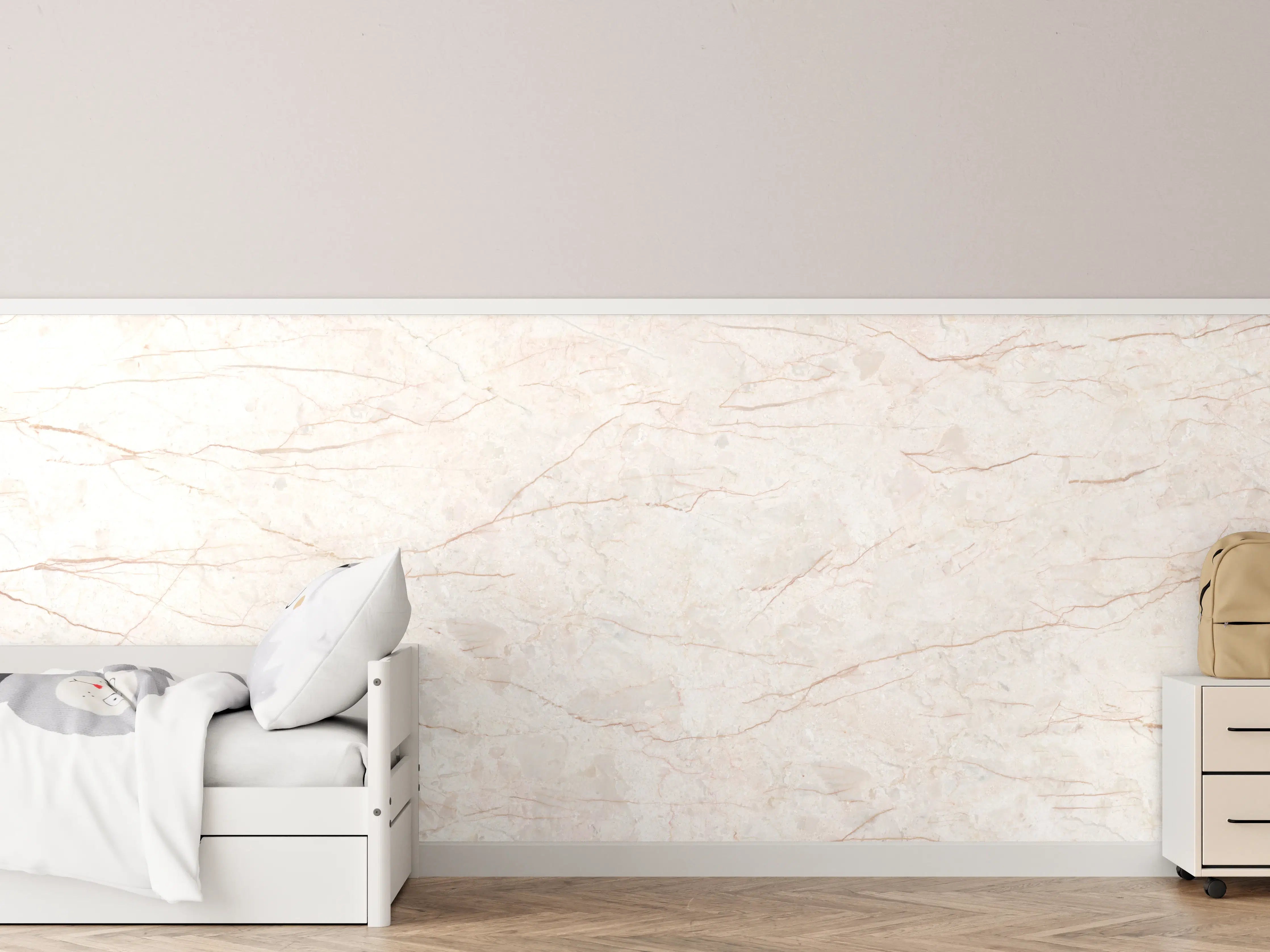 Kinderzimmer Wandgestaltung - Beige Marmor Hintergrund