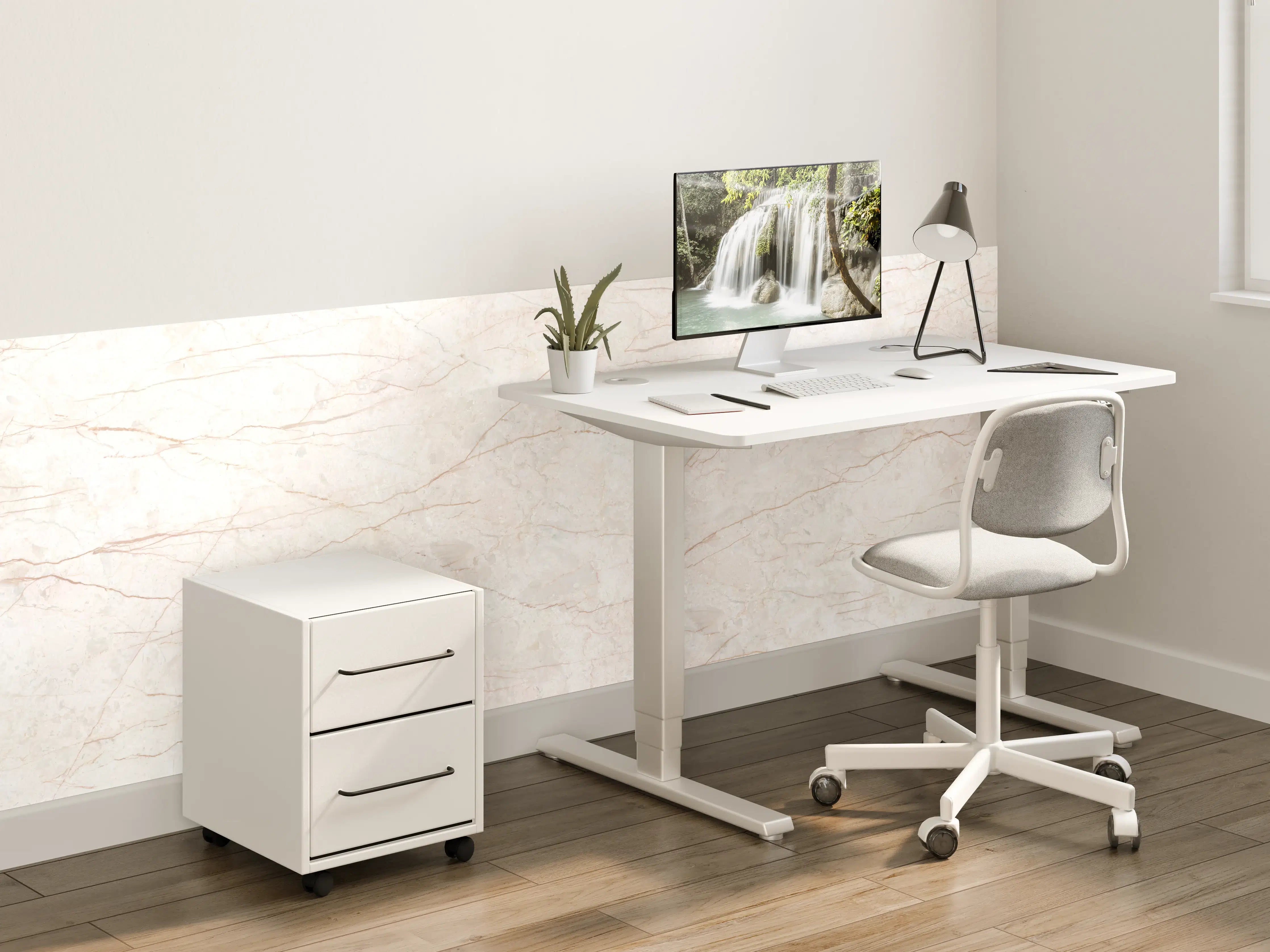 Kinderzimmer Wandgestaltung - Beige Marmor Hintergrund