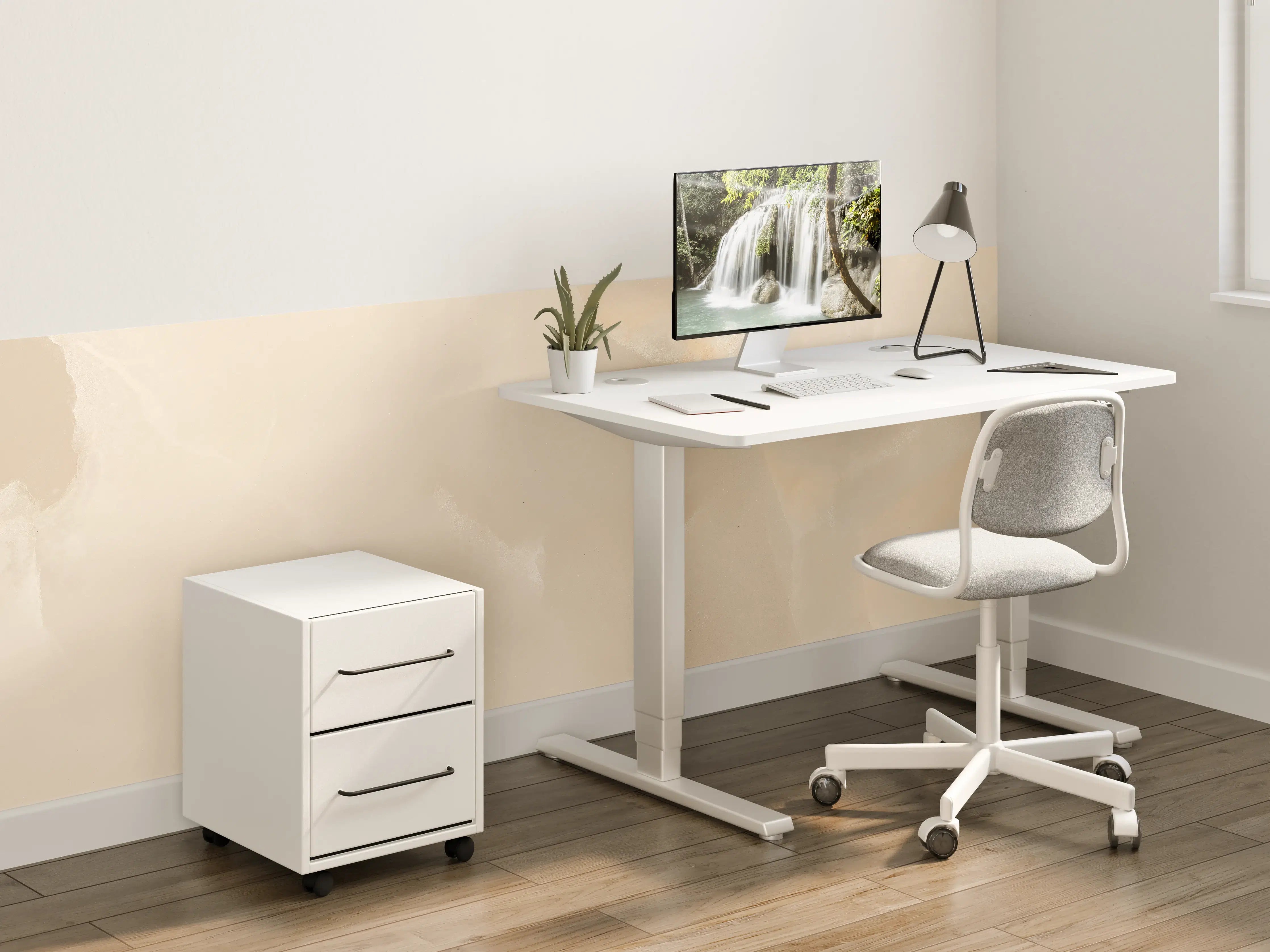 Kinderzimmer Wandgestaltung - Beige Steinstruktur mit feinen Farbnuancen