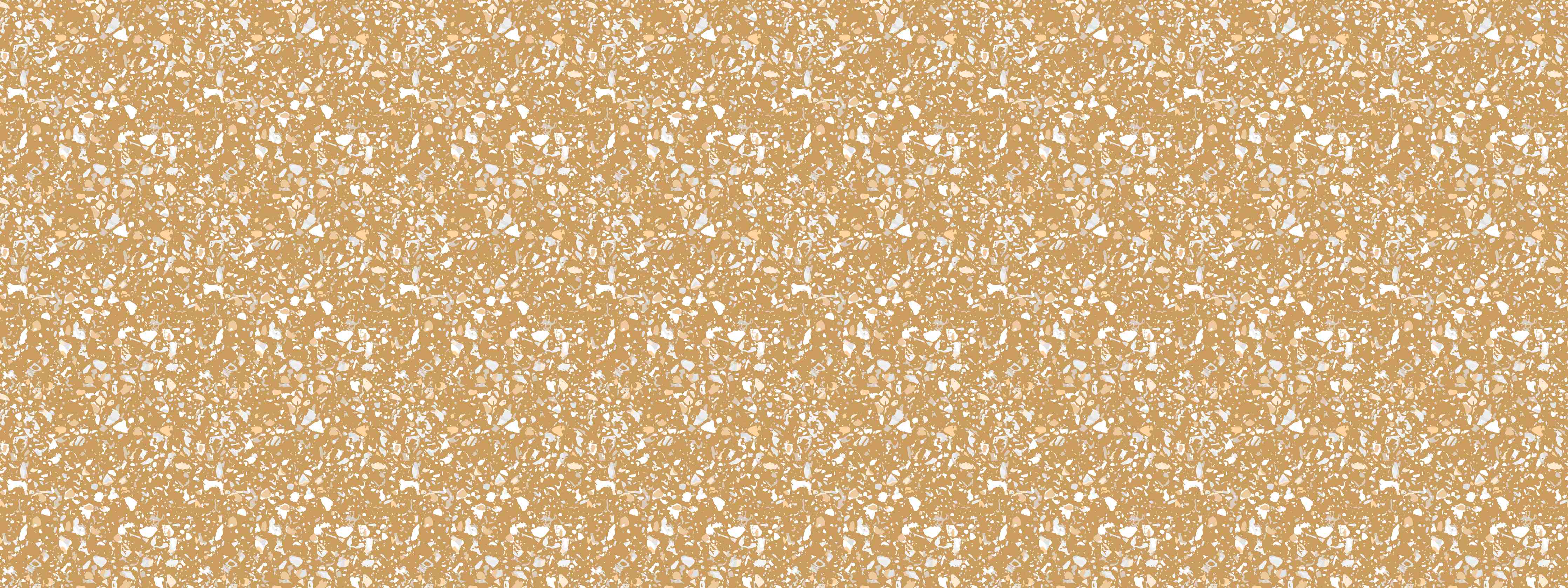 Kinderzimmer Wandgestaltung-Beige Terrazzoboden mit Ocker-Tönen
