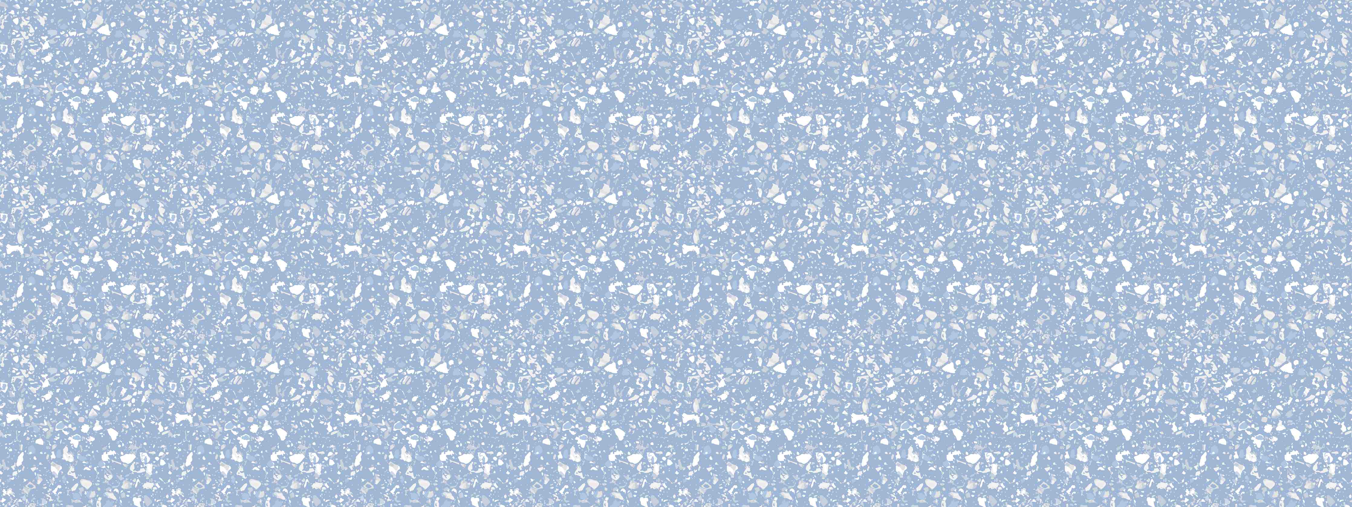 Kinderzimmer Wandgestaltung-Beruhigende blaue Terrazzo-Optik