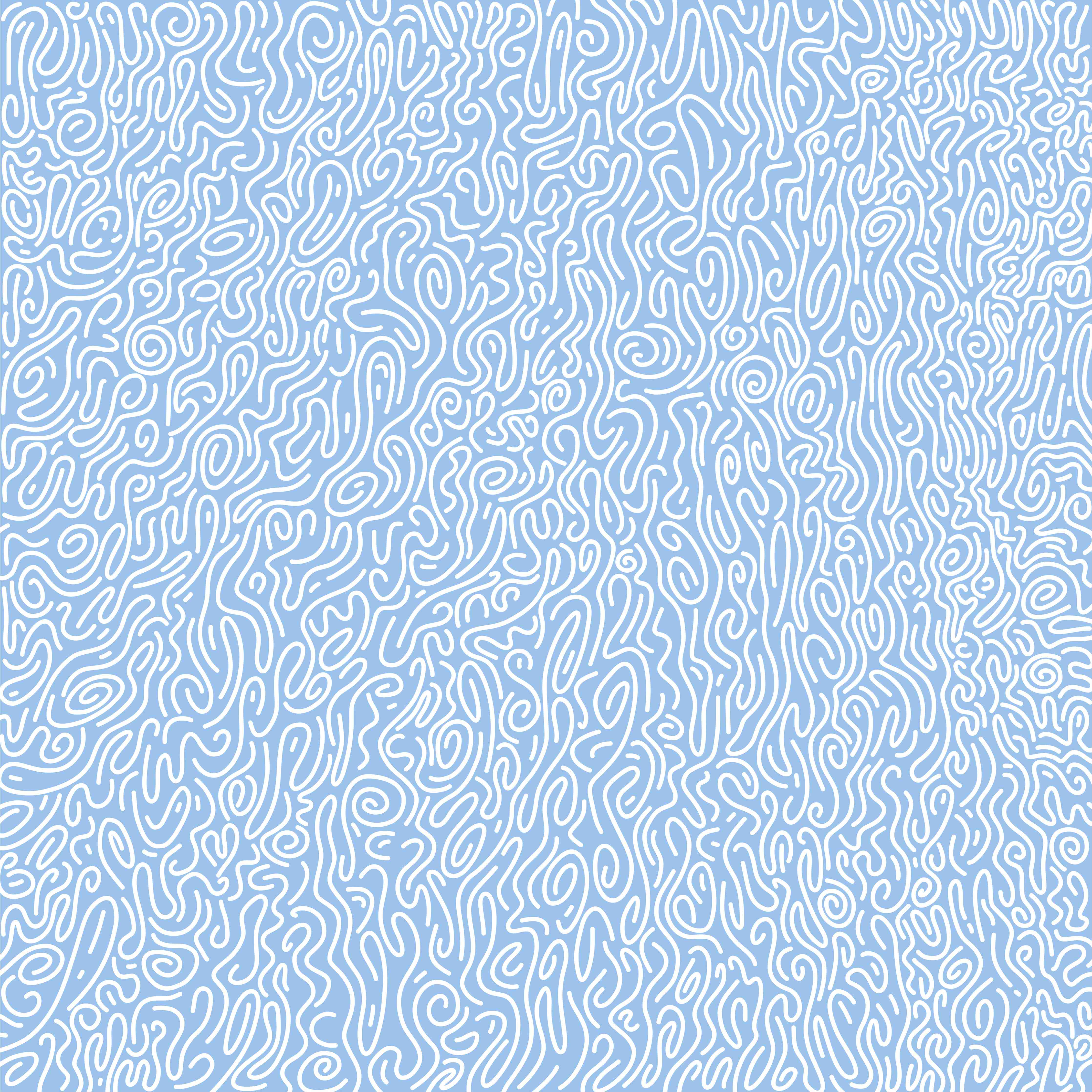 Kinderzimmer Wandgestaltung-Blaue abstrakte Linienmuster