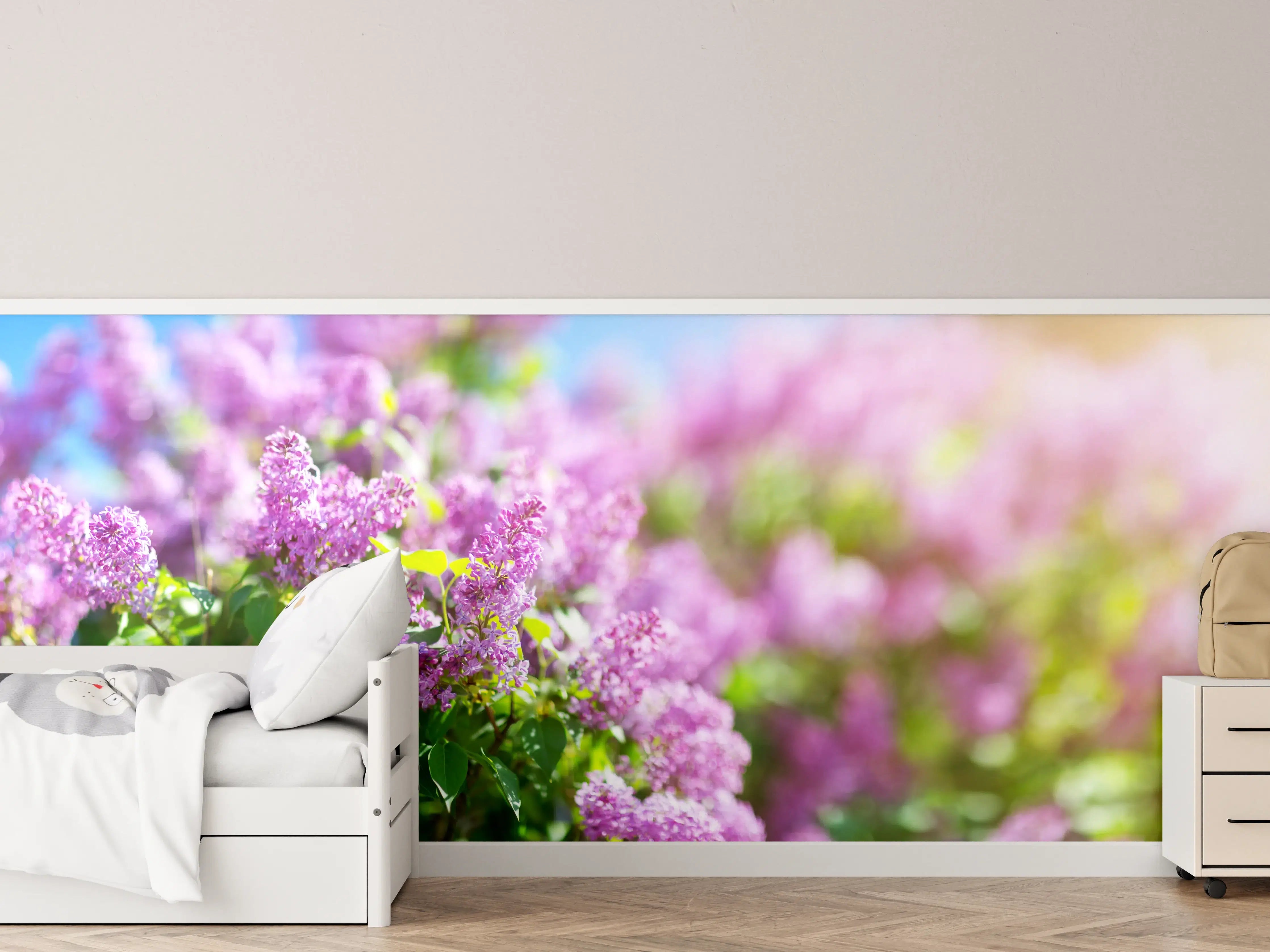Kinderzimmer Wandgestaltung - Blumen blühen auf im Frühling