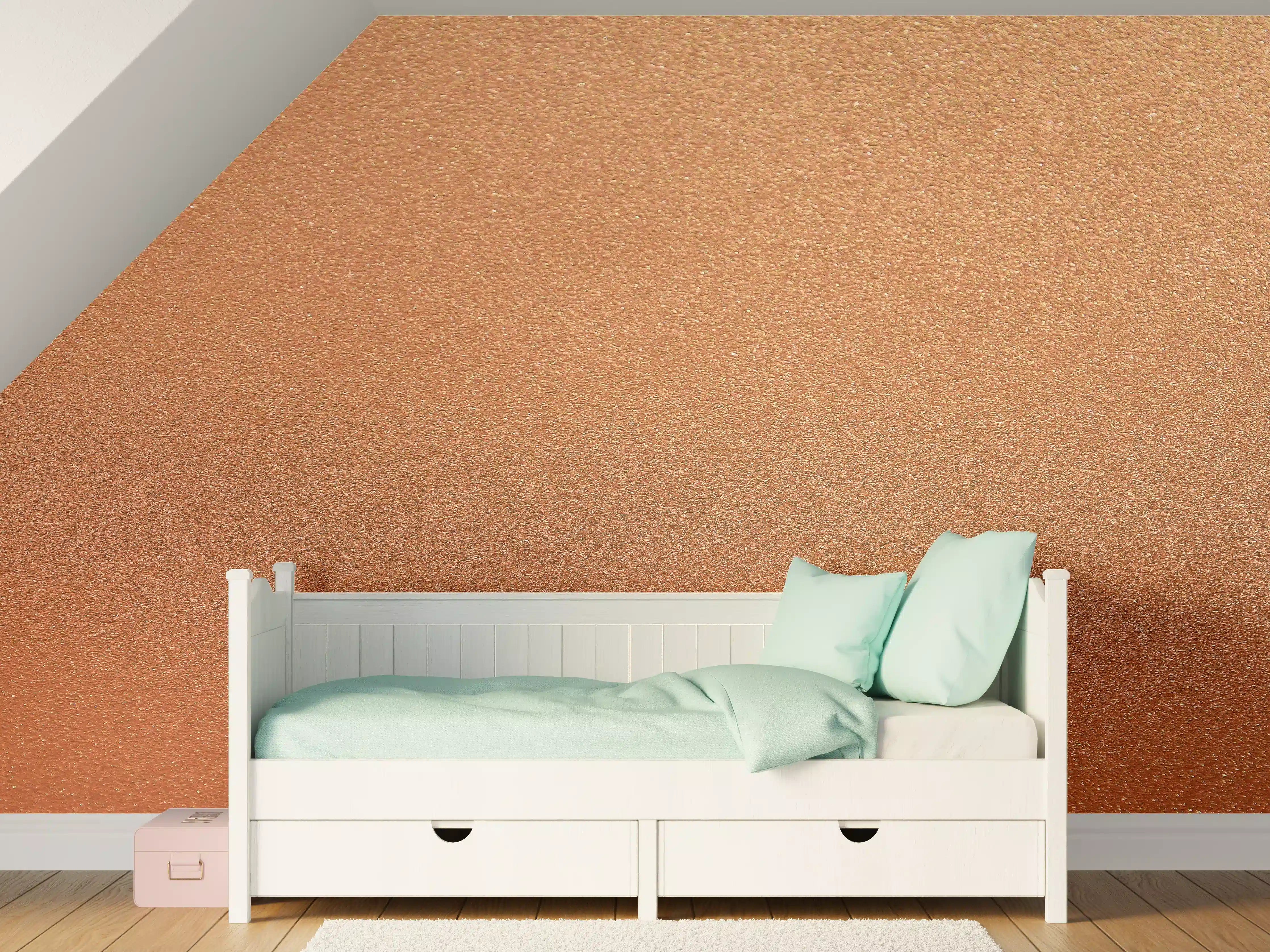 Kinderzimmer Wandgestaltung - Bronze Textur Panorama Hintergrund