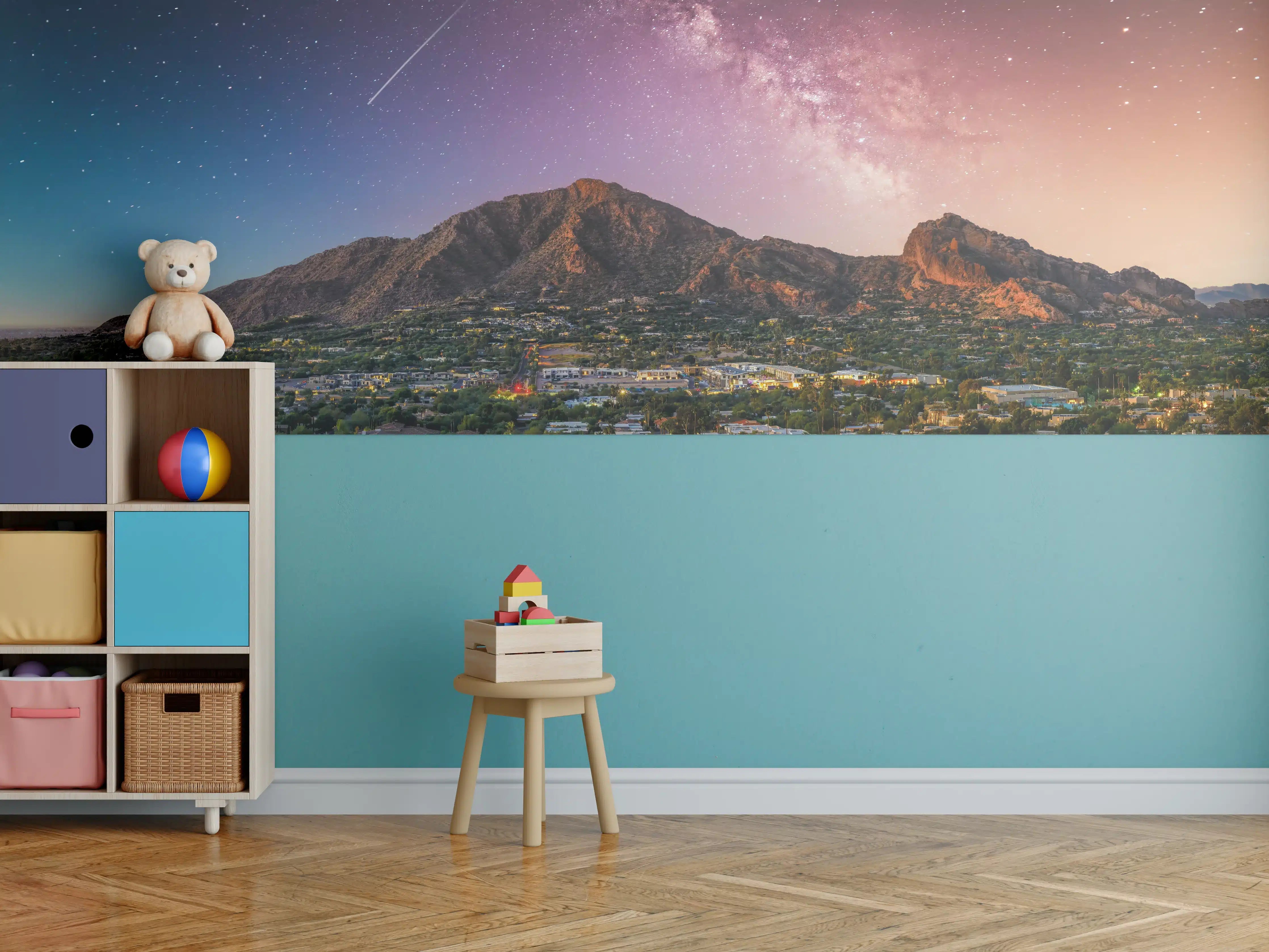 Kinderzimmer Wandgestaltung - Camelback Mountain in Phoenix Arizona