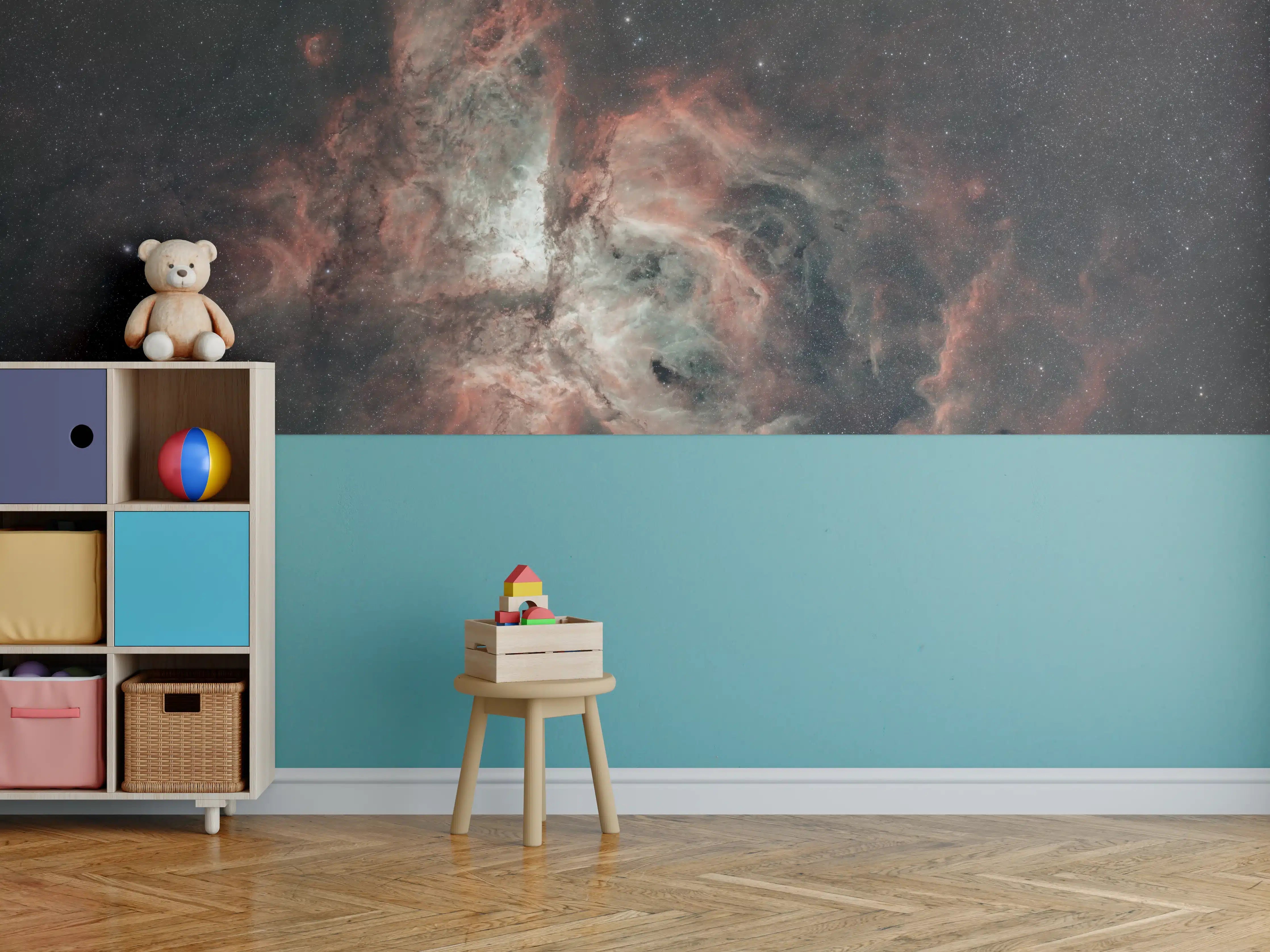 Kinderzimmer Wandgestaltung - Carinanebel - Sternenbild