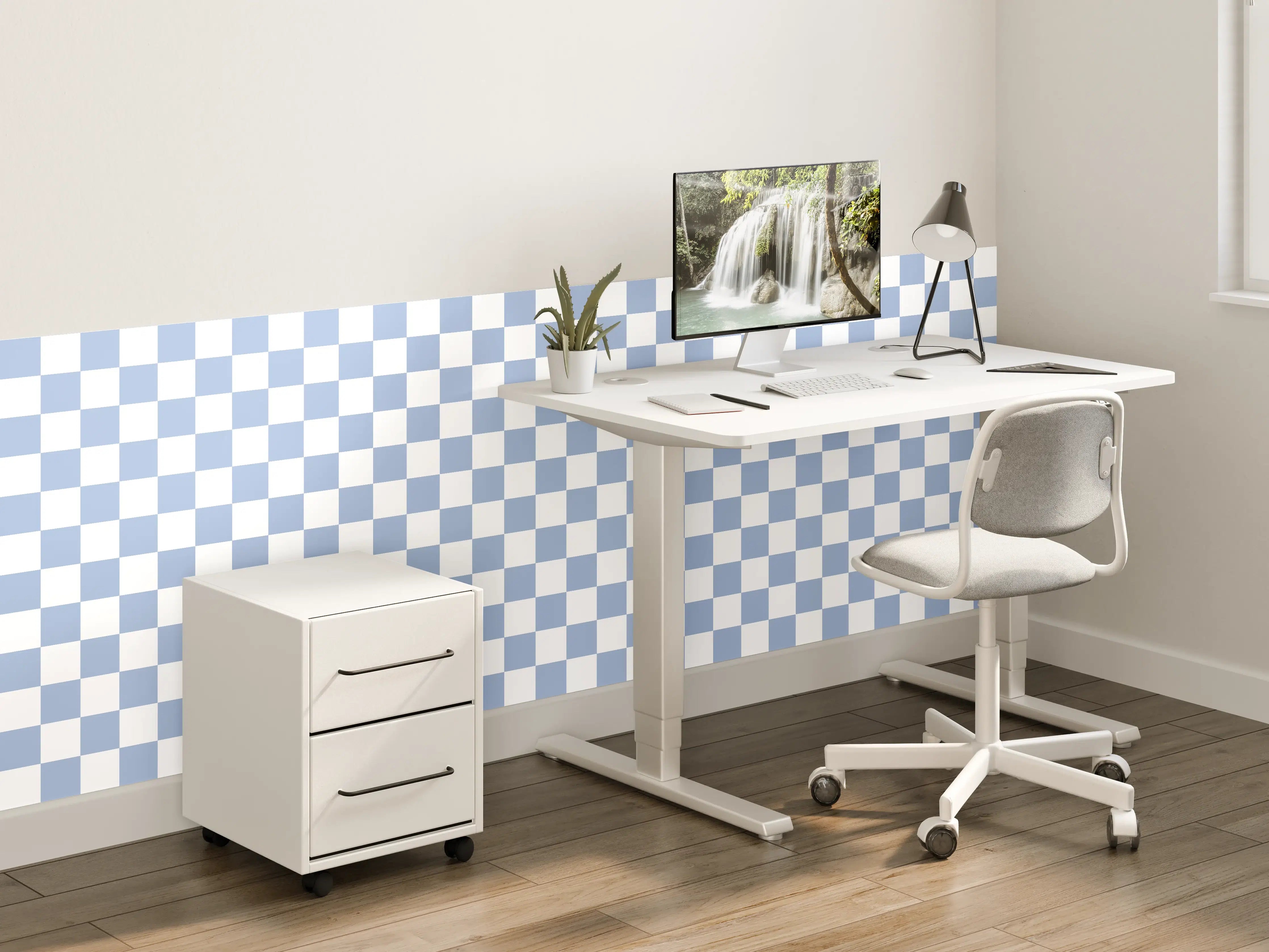 Kinderzimmer Wandgestaltung - Celestial Blau Wandkunst