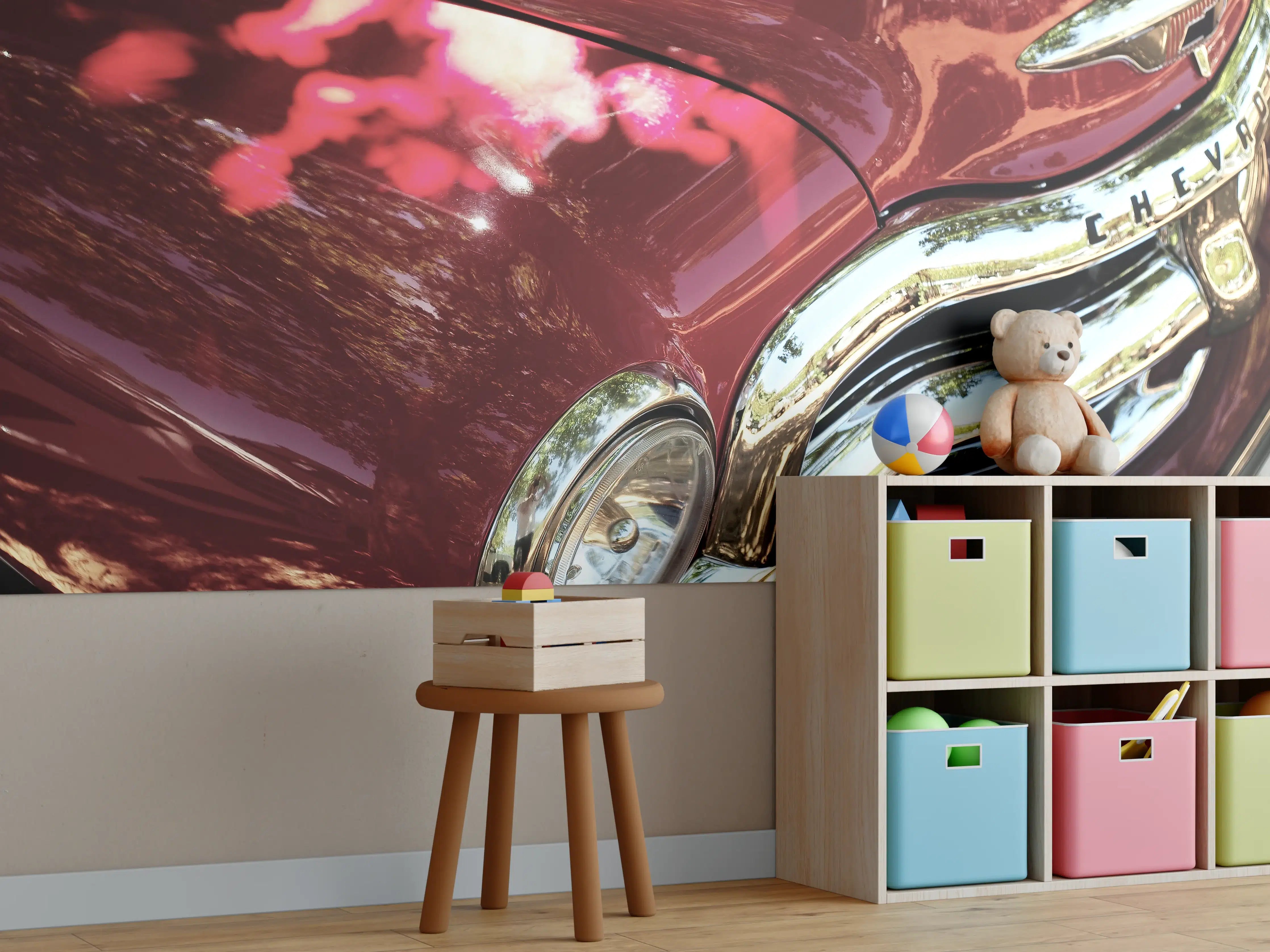 Kinderzimmer Wandgestaltung - Chevrolet Nahaufnahme