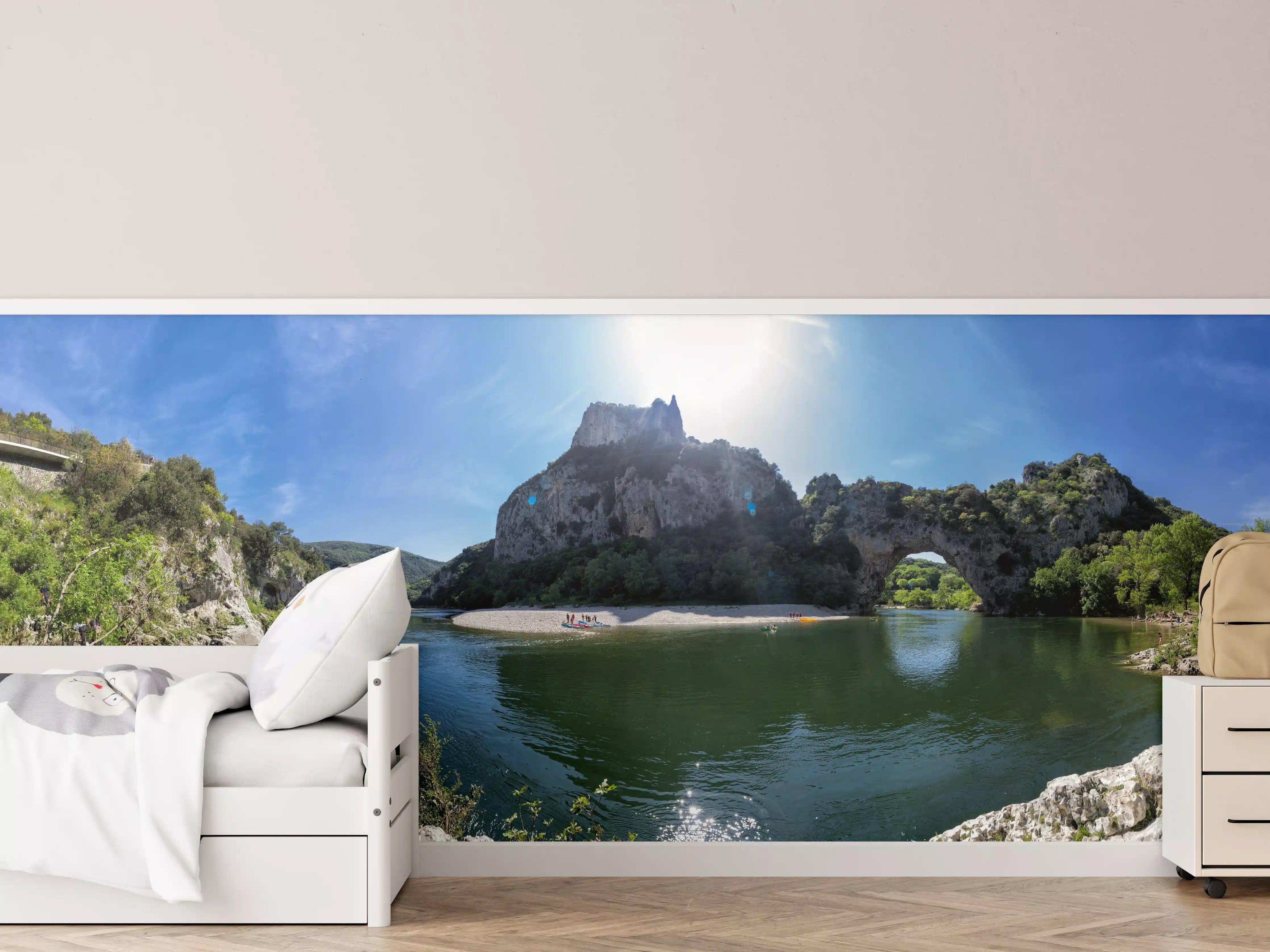 Kinderzimmer Wandgestaltung - Die Schluchten der Ardèche - Frankreich