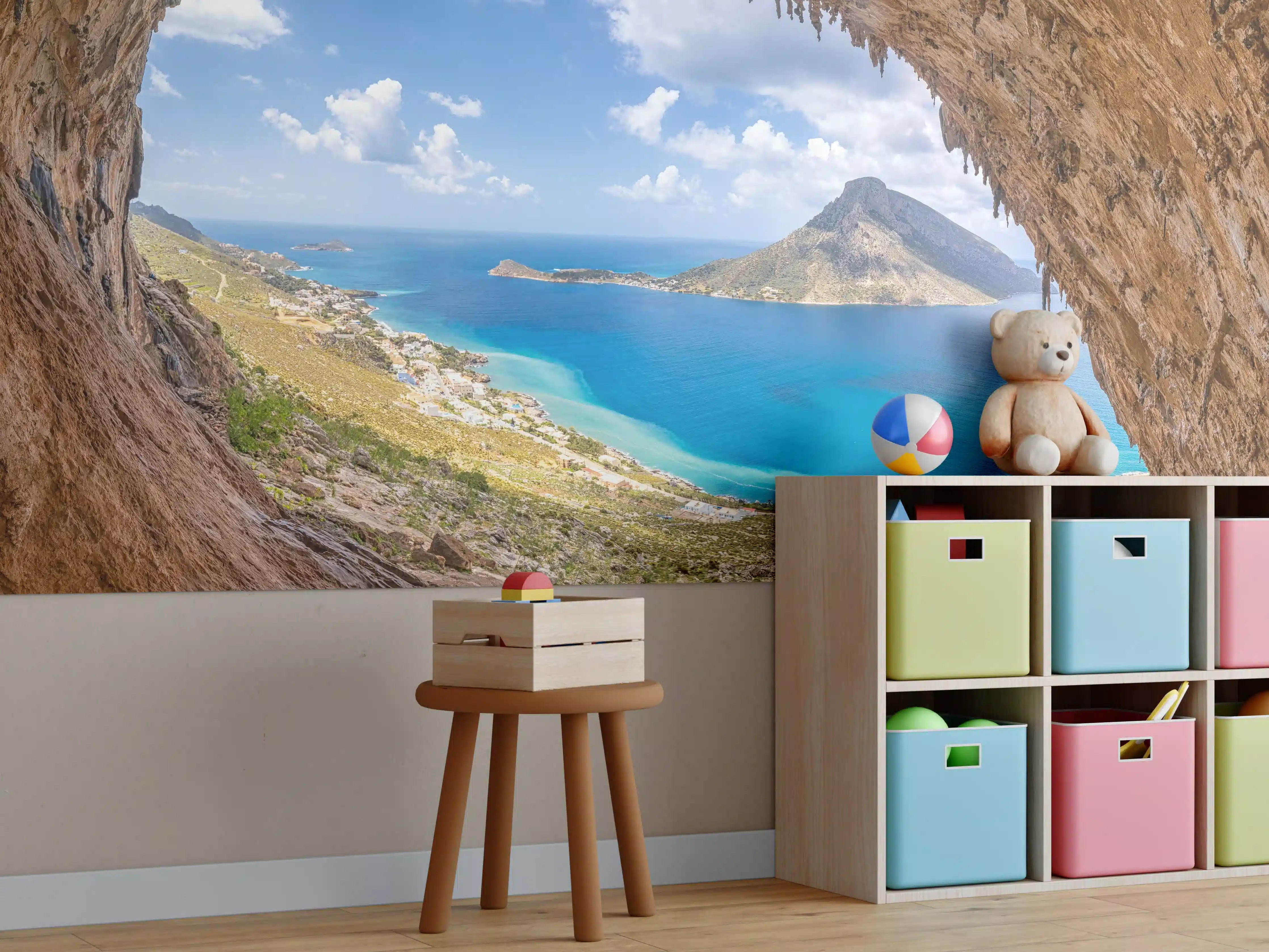 Kinderzimmer Wandgestaltung - Die berühmte Grande Grotta mit Blick aufs Meer