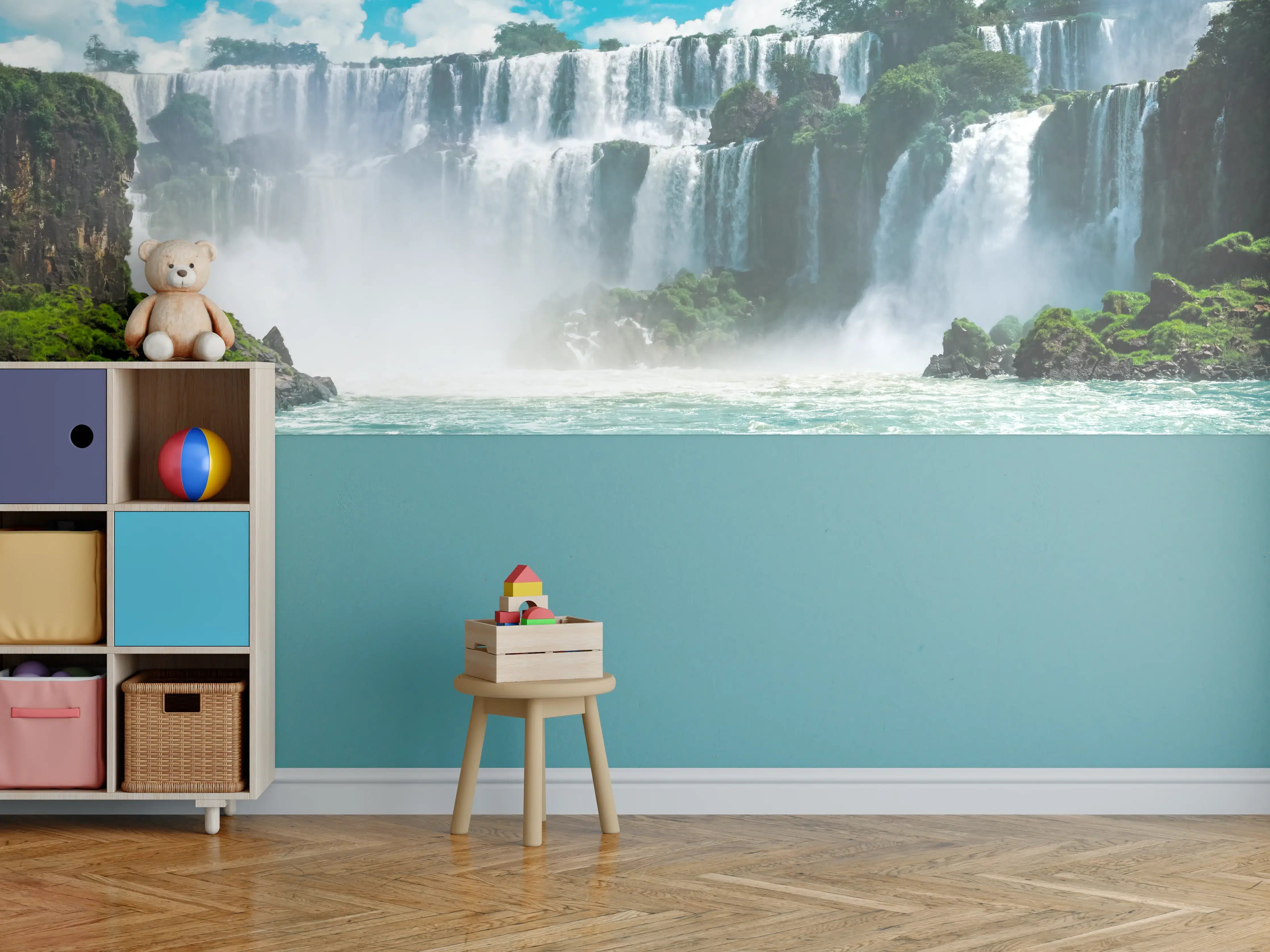 Kinderzimmer Wandgestaltung - Die erstaunlichen Iguazu-Wasserfälle in Brasilien