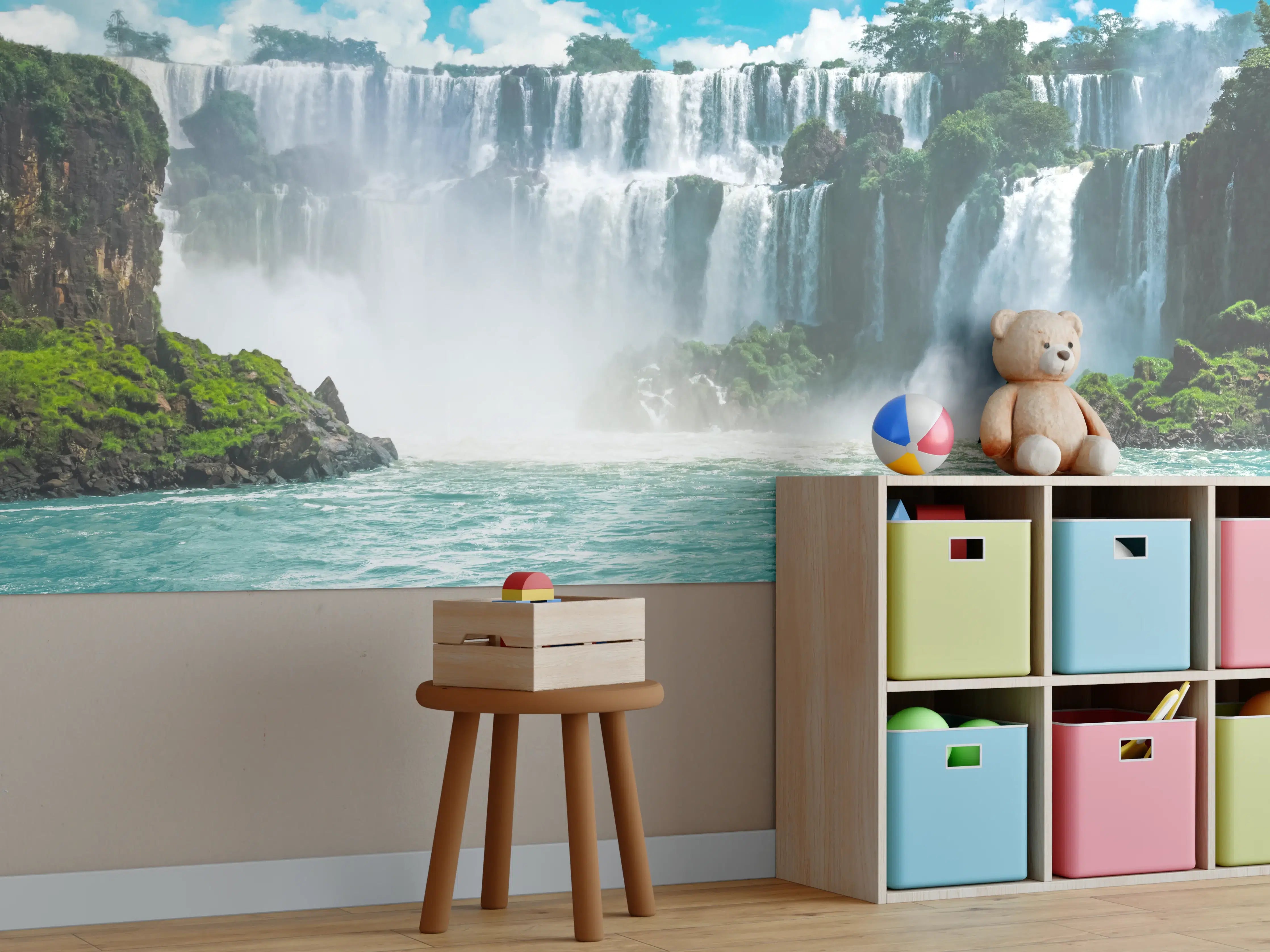 Kinderzimmer Wandgestaltung - Die erstaunlichen Iguazu-Wasserfälle in Brasilien