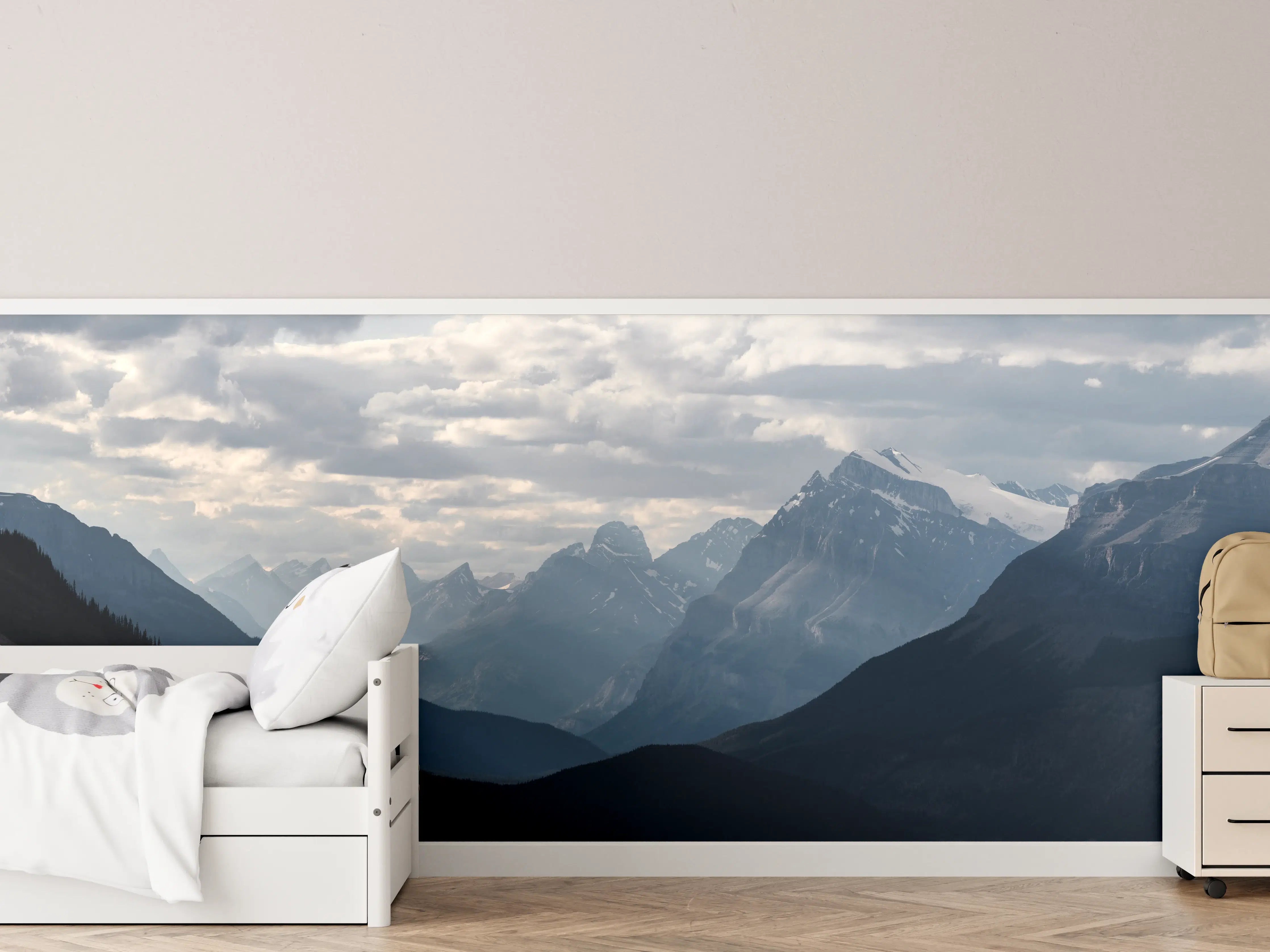 Kinderzimmer Wandgestaltung - Dramatische Landschaft entlang der Icefields Park