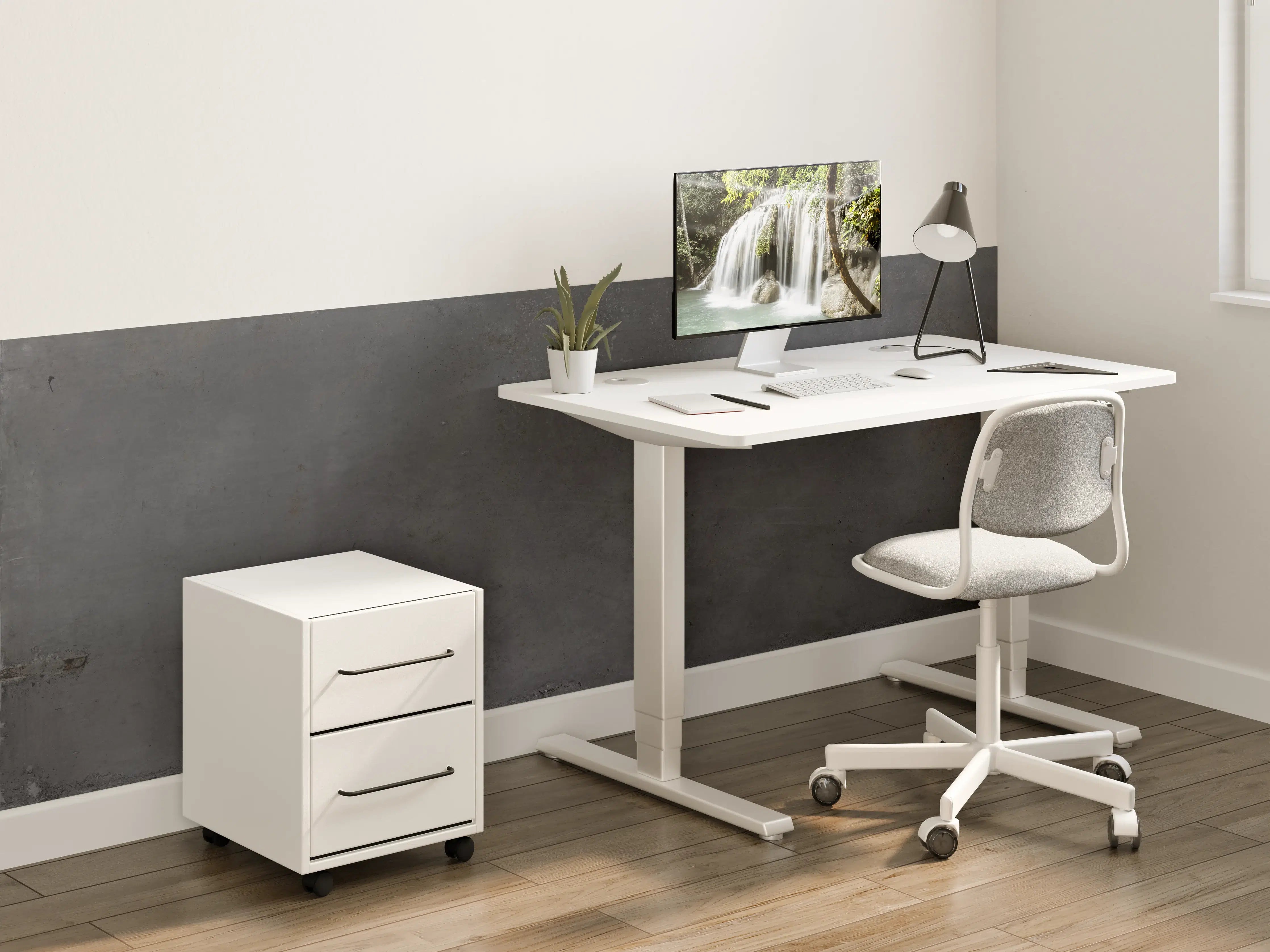 Kinderzimmer Wandgestaltung - Dunkle Betonoptik mit strukturierter Oberfläche