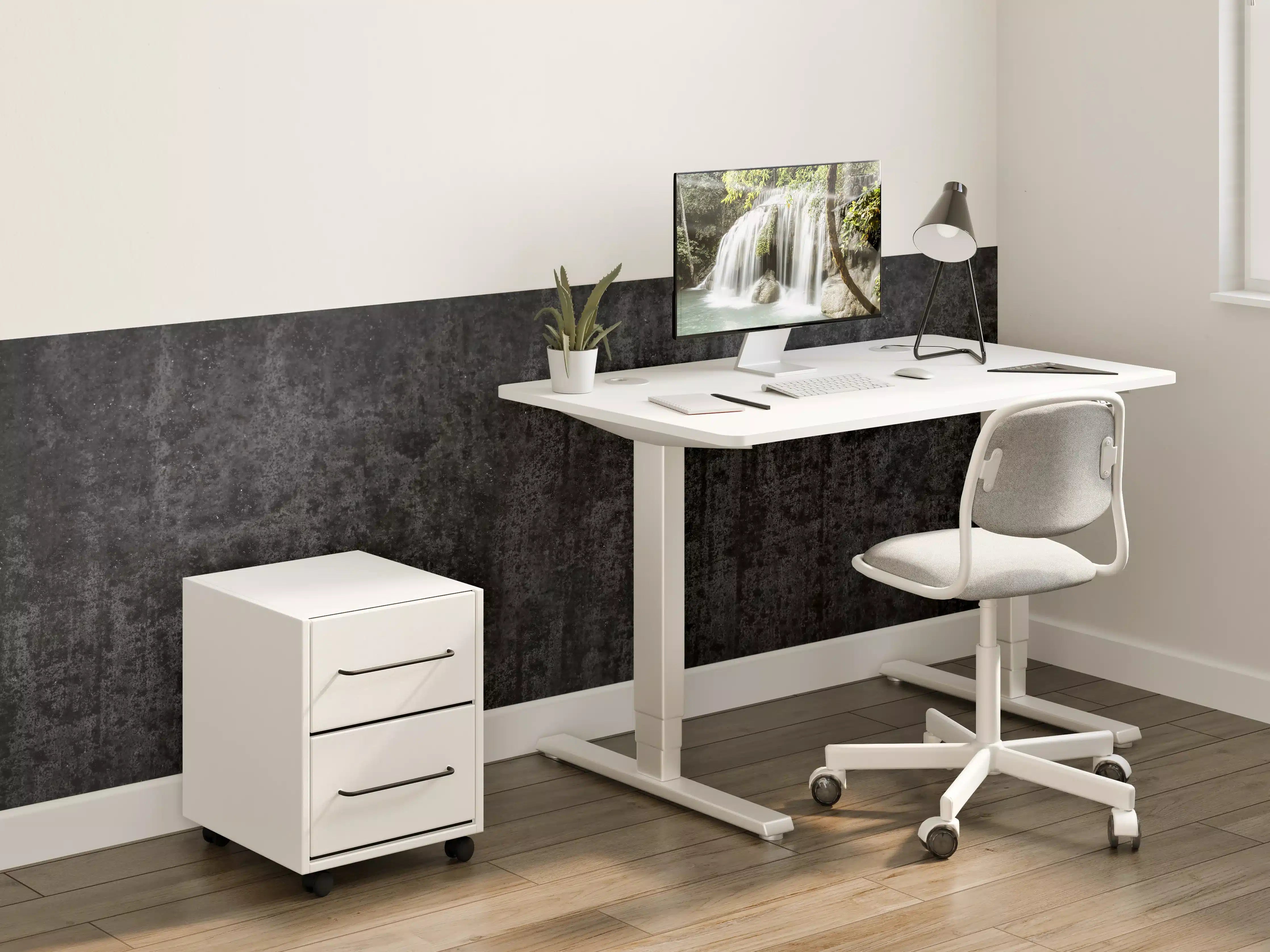 Kinderzimmer Wandgestaltung - Dunkle Textur in Schwarz und Grau