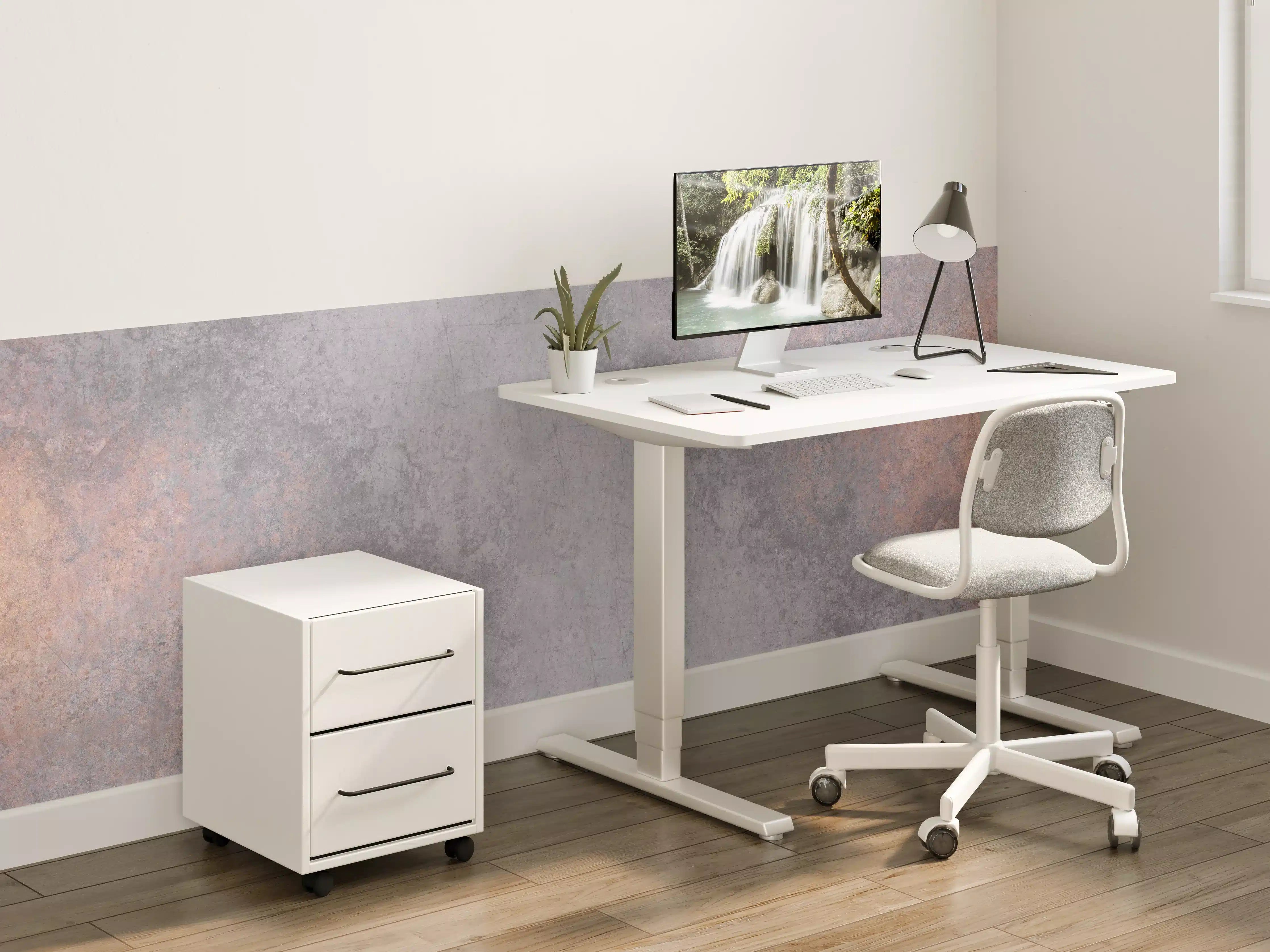 Kinderzimmer Wandgestaltung - Dunklen Metall Steinhintergrund