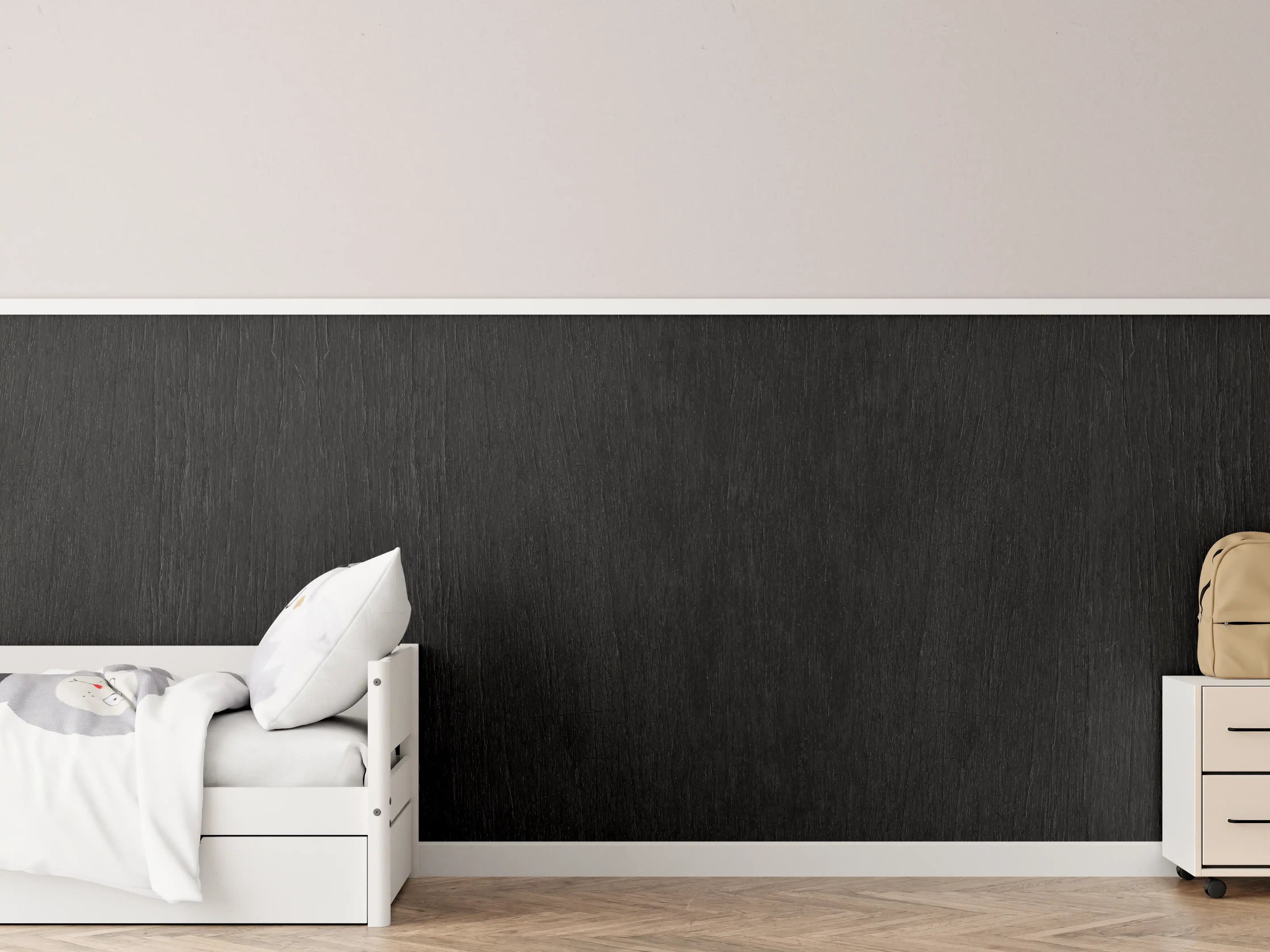 Kinderzimmer Wandgestaltung - Dunkles Texturiertes Oberflächenmuster