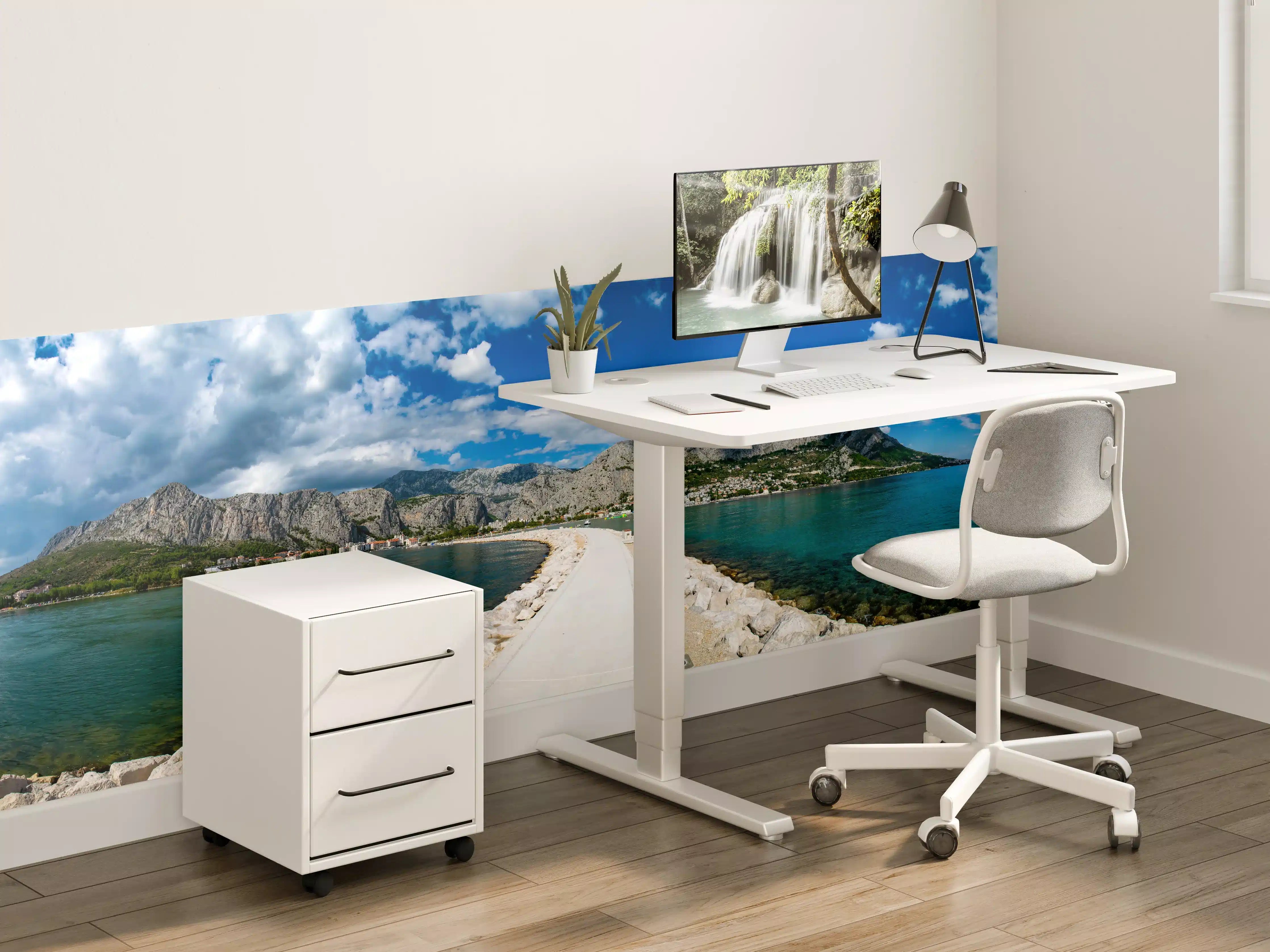 Kinderzimmer Wandgestaltung - Ein Panoramabild von Omis - Kroatien