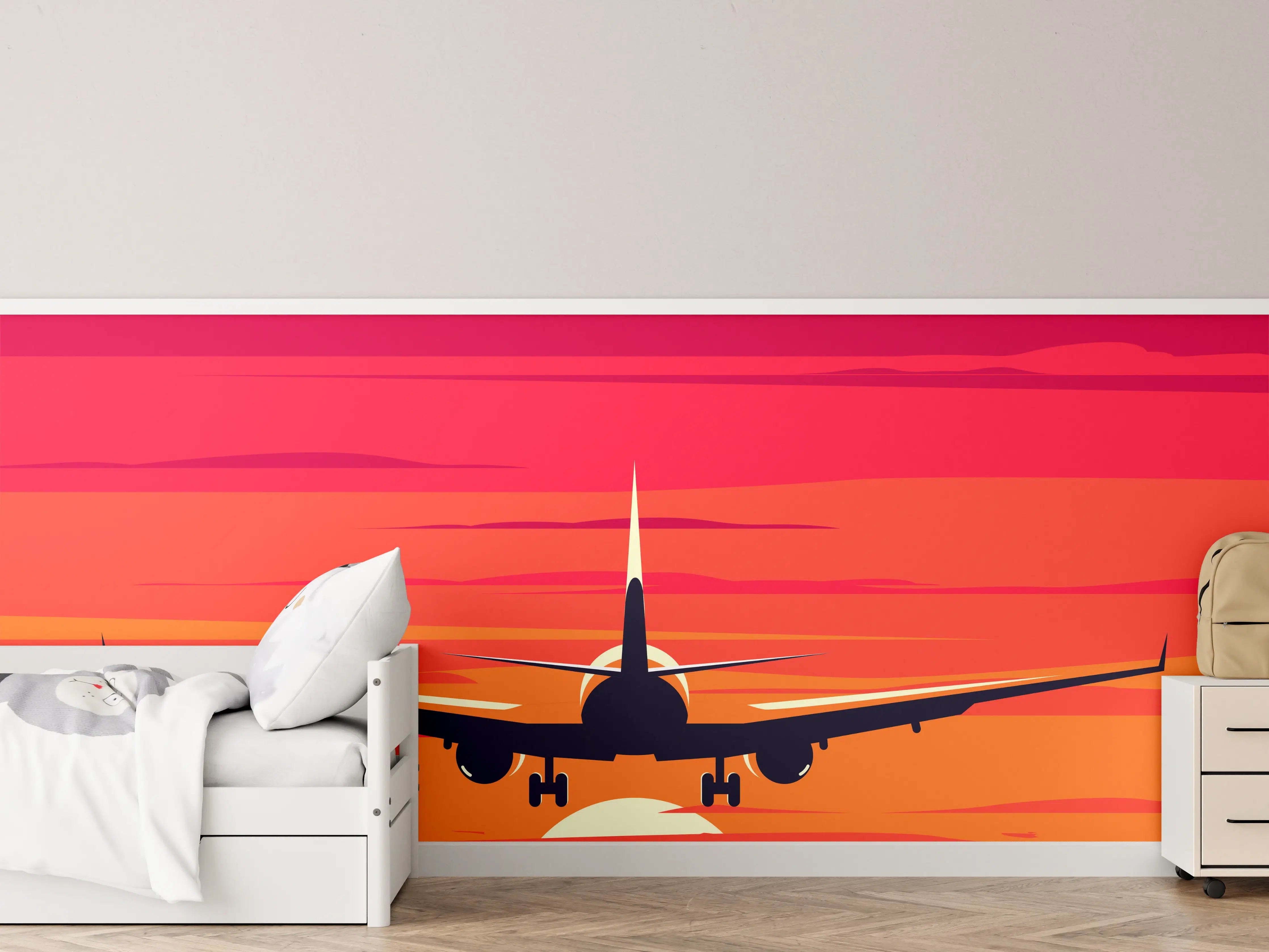 Kinderzimmer Wandgestaltung - Elegant Sunset Landing