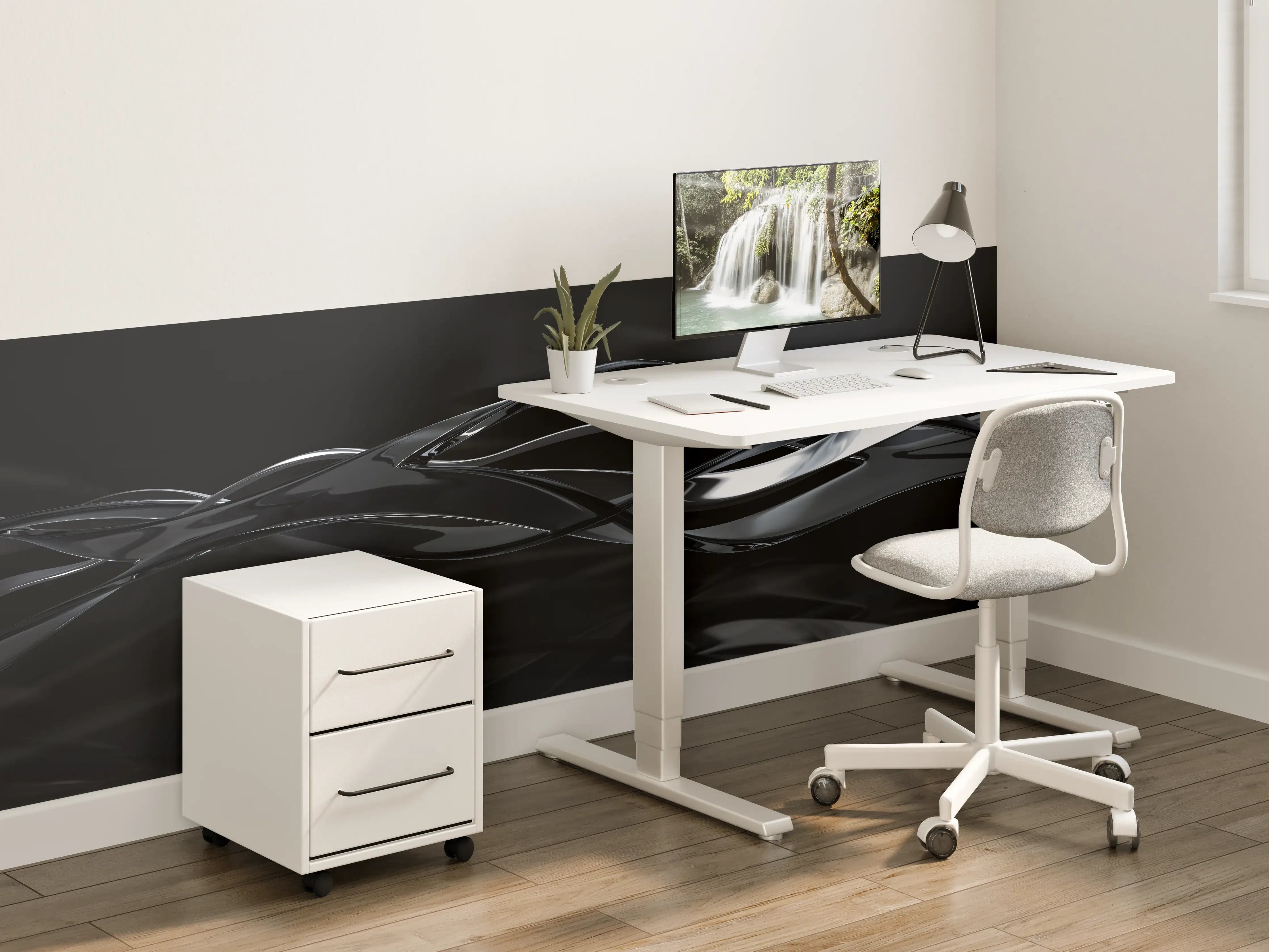 Kinderzimmer Wandgestaltung - Elegant fließende Bewegung