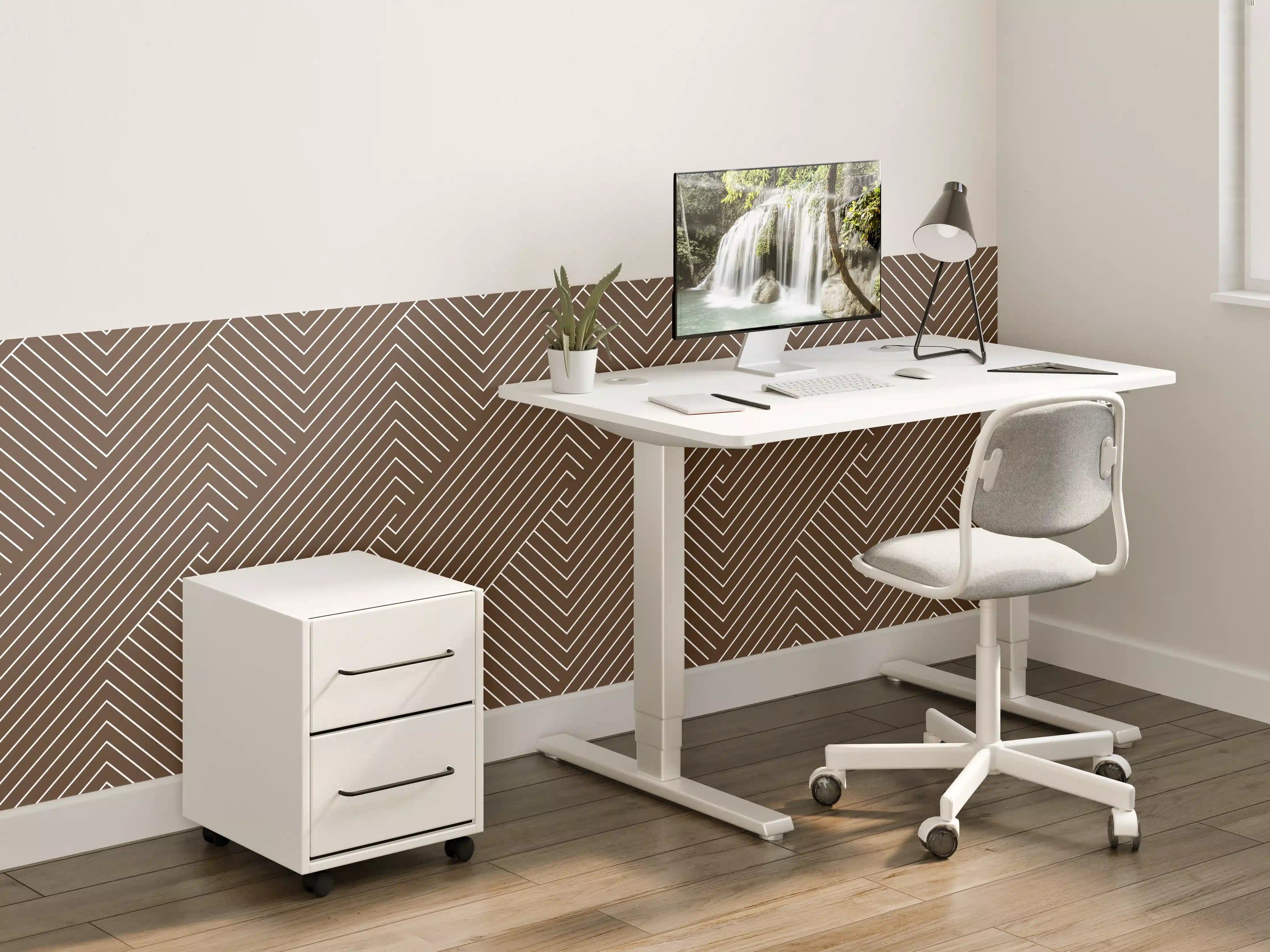 Kinderzimmer Wandgestaltung - Elegante geometrische Kaffeetafel
