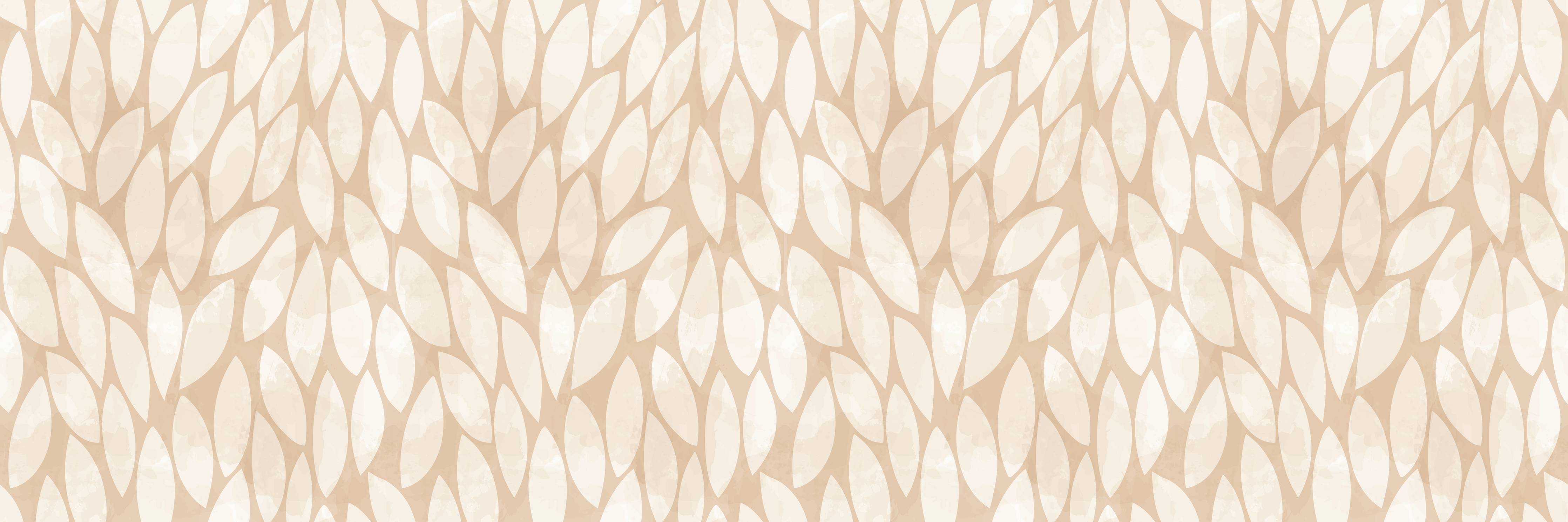 Kinderzimmer Wandgestaltung-Elegantes Beige-Tapetenmuster mit Blattdesign