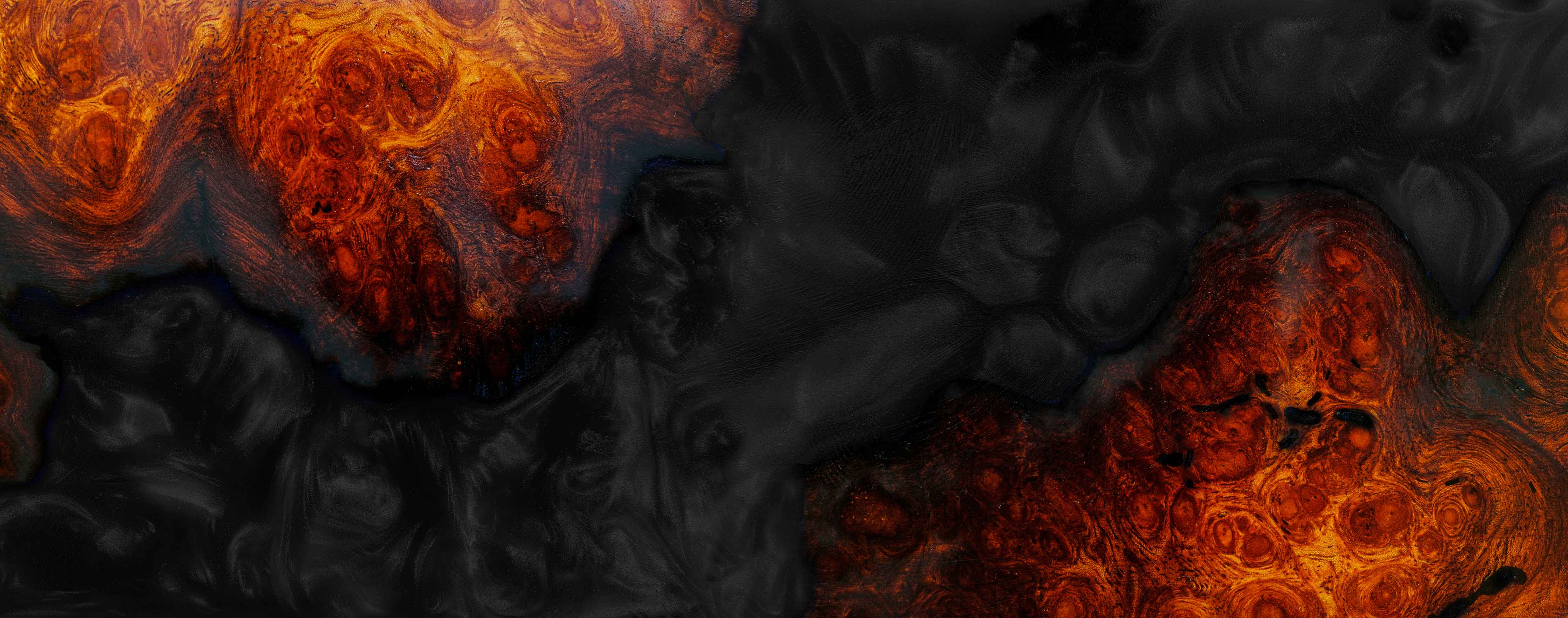 Kinderzimmer Wandgestaltung-Epoxidharz Maserholz Struktur