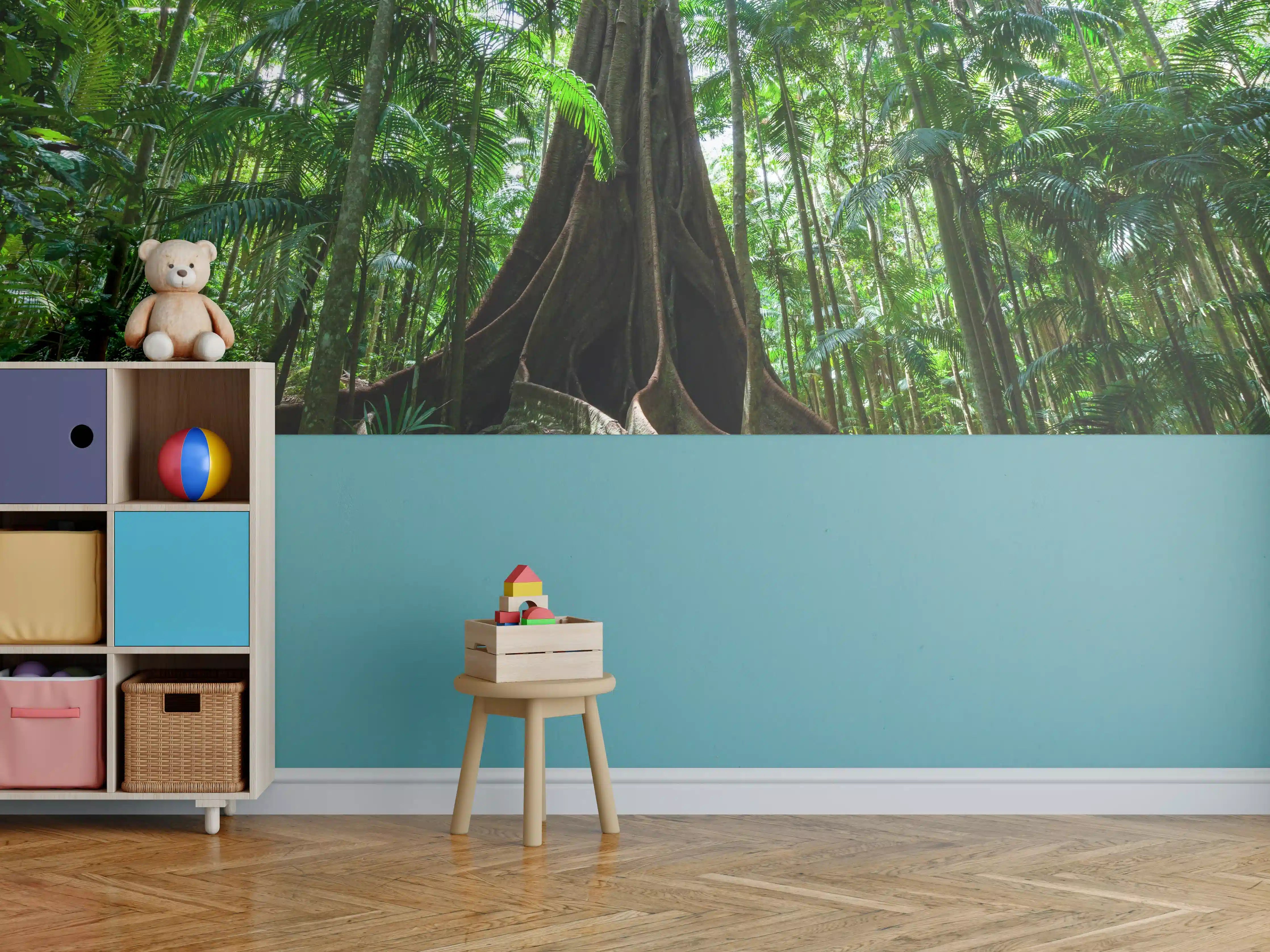 Kinderzimmer Wandgestaltung - Erstaunlicher Riesenfeigenbaum