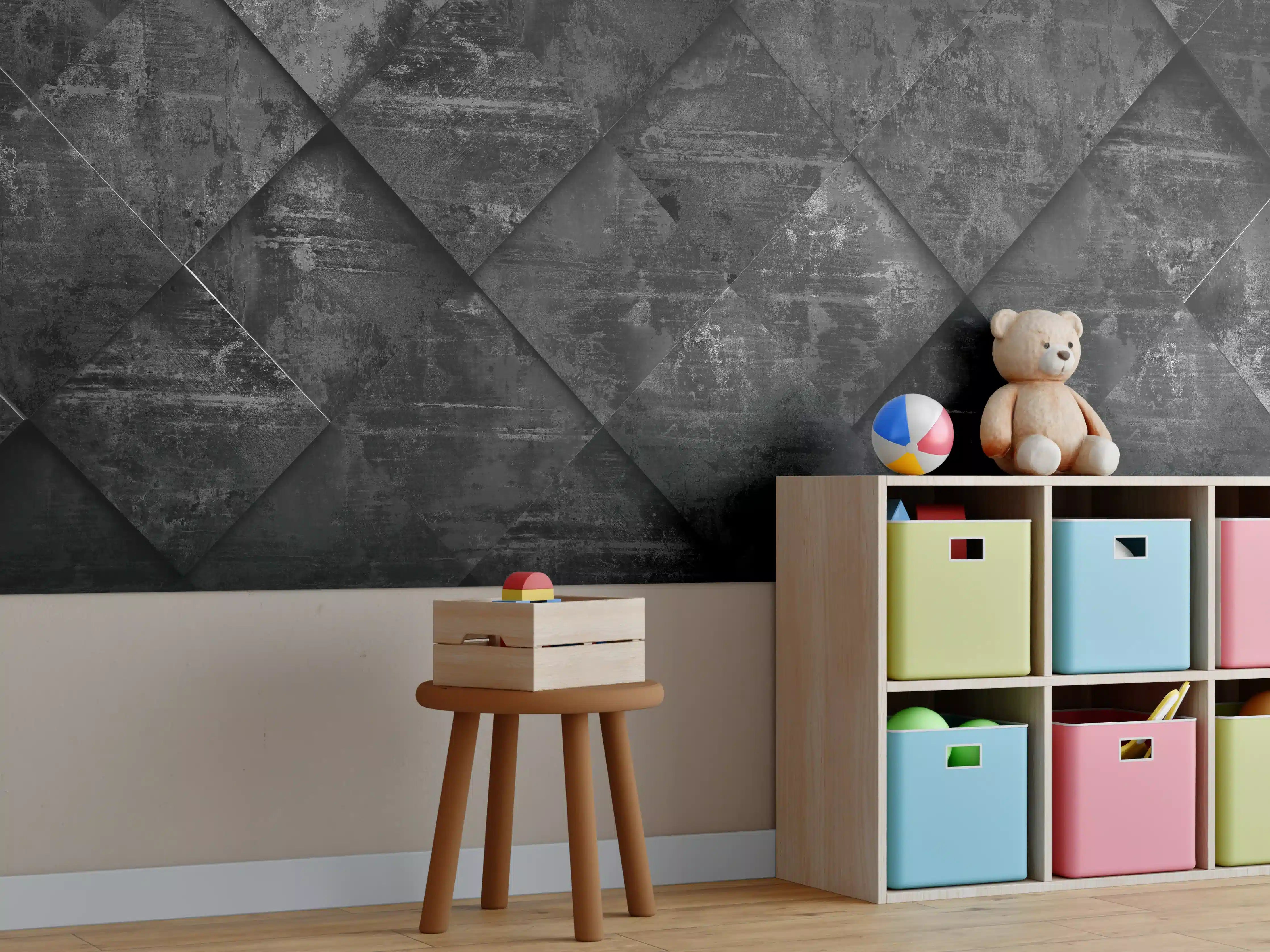 Kinderzimmer Wandgestaltung - Extra Dark Design Hintergrund