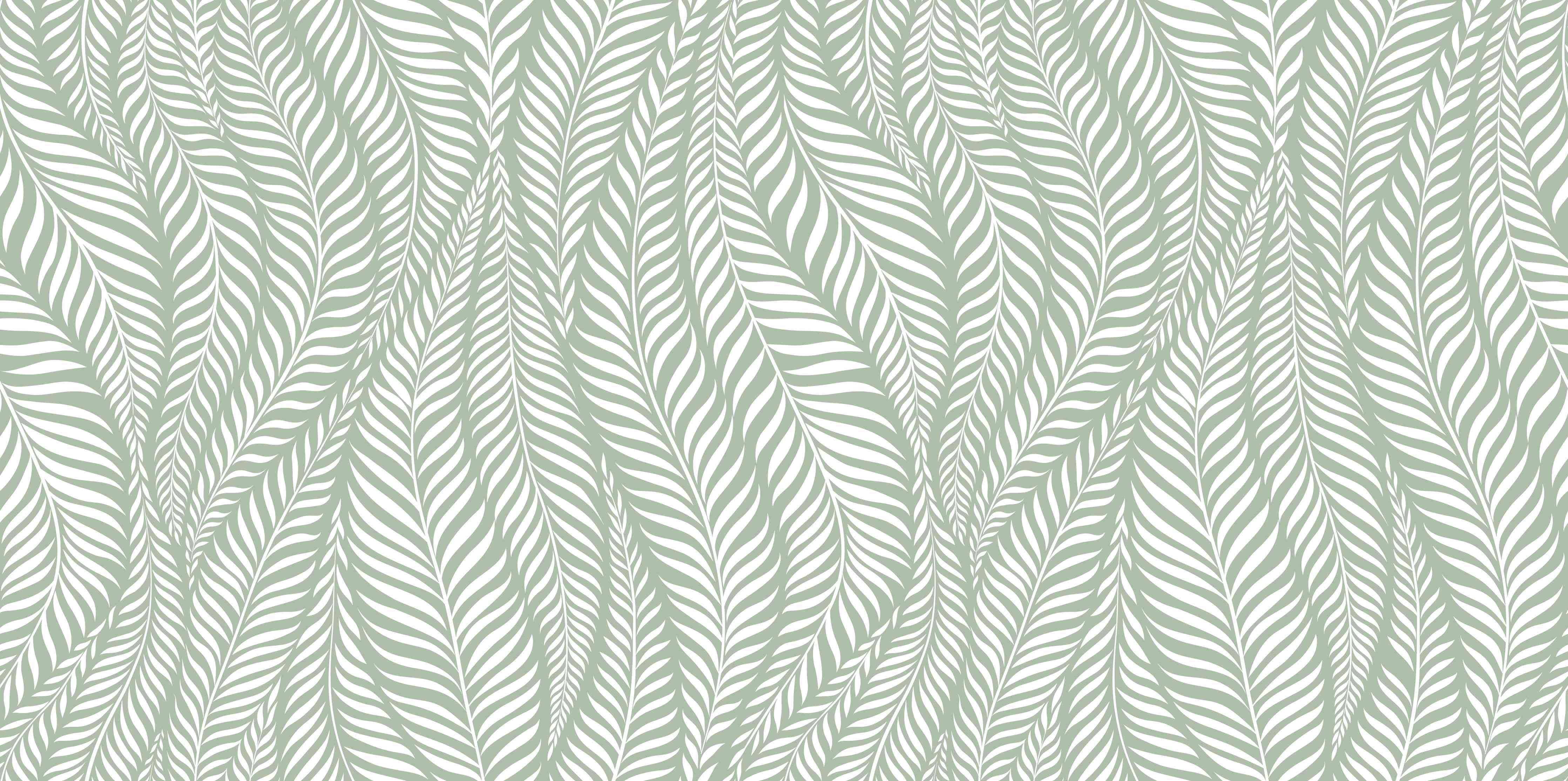 Kinderzimmer Wandgestaltung-Farbige Wellen in beruhigender Salvia-Optik