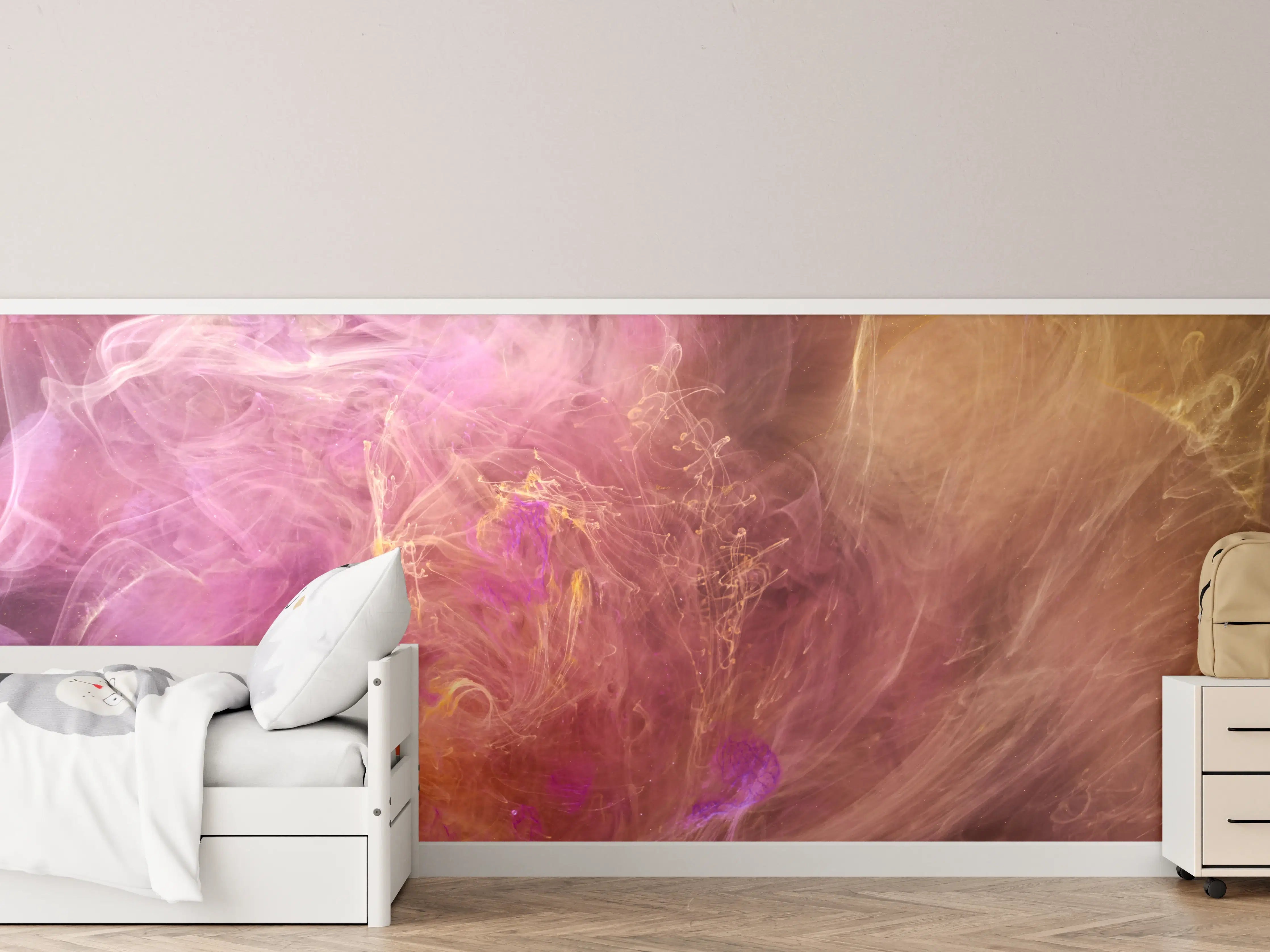 Kinderzimmer Wandgestaltung - Faszinierende Farbmischung in mystischer Atmosphäre