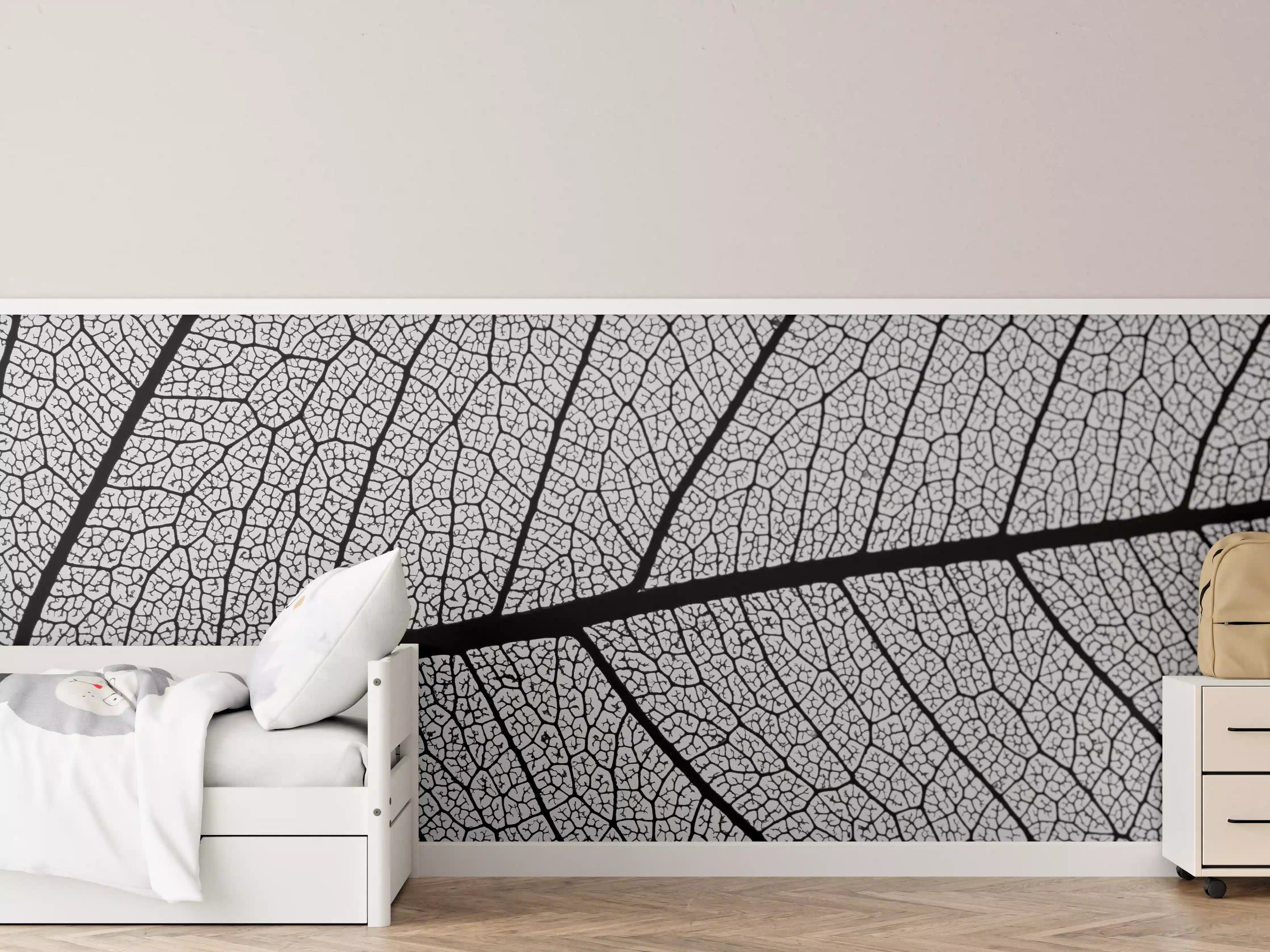 Kinderzimmer Wandgestaltung - Feine Grauverlauf Textur