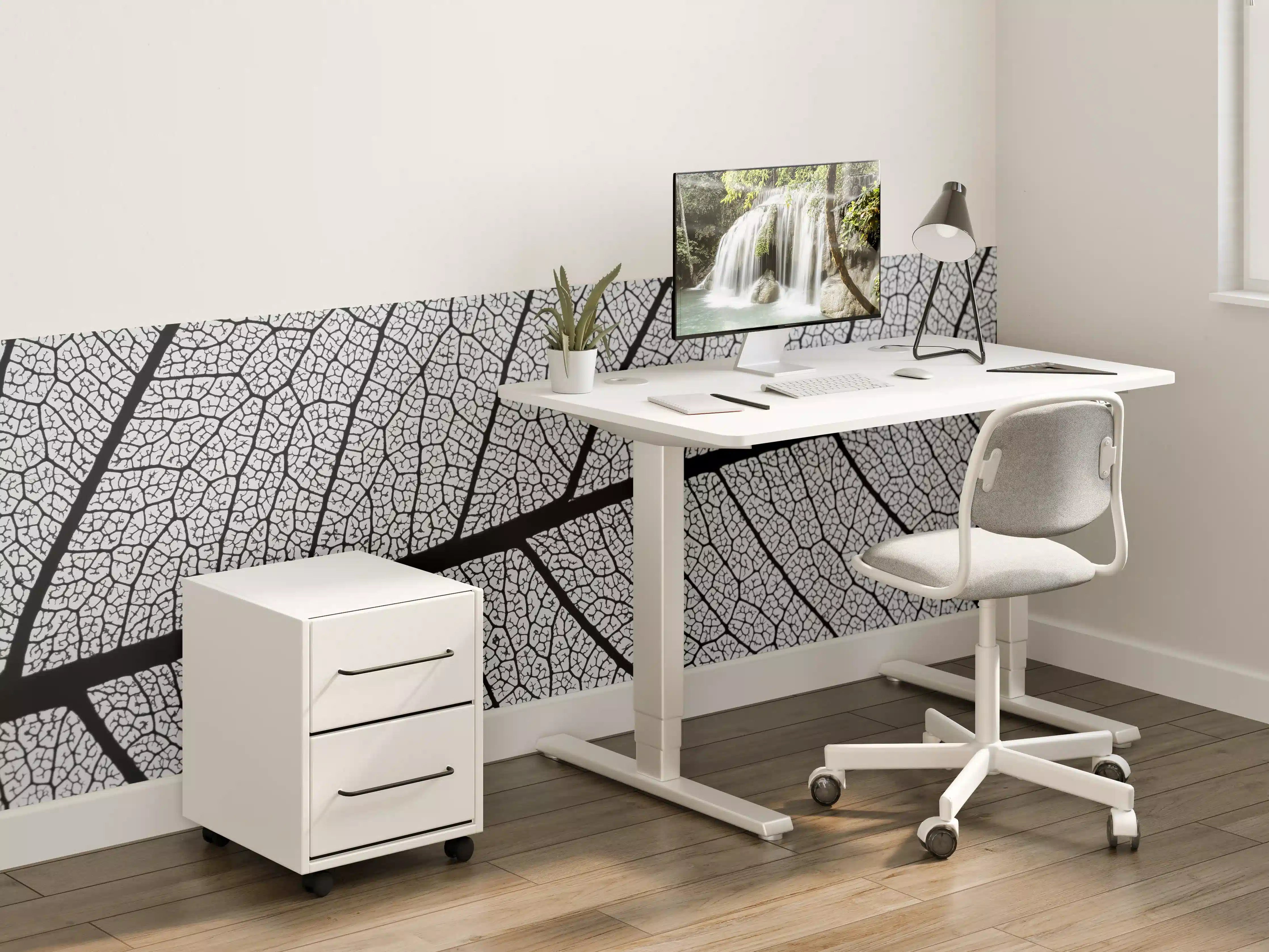 Kinderzimmer Wandgestaltung - Feine Grauverlauf Textur