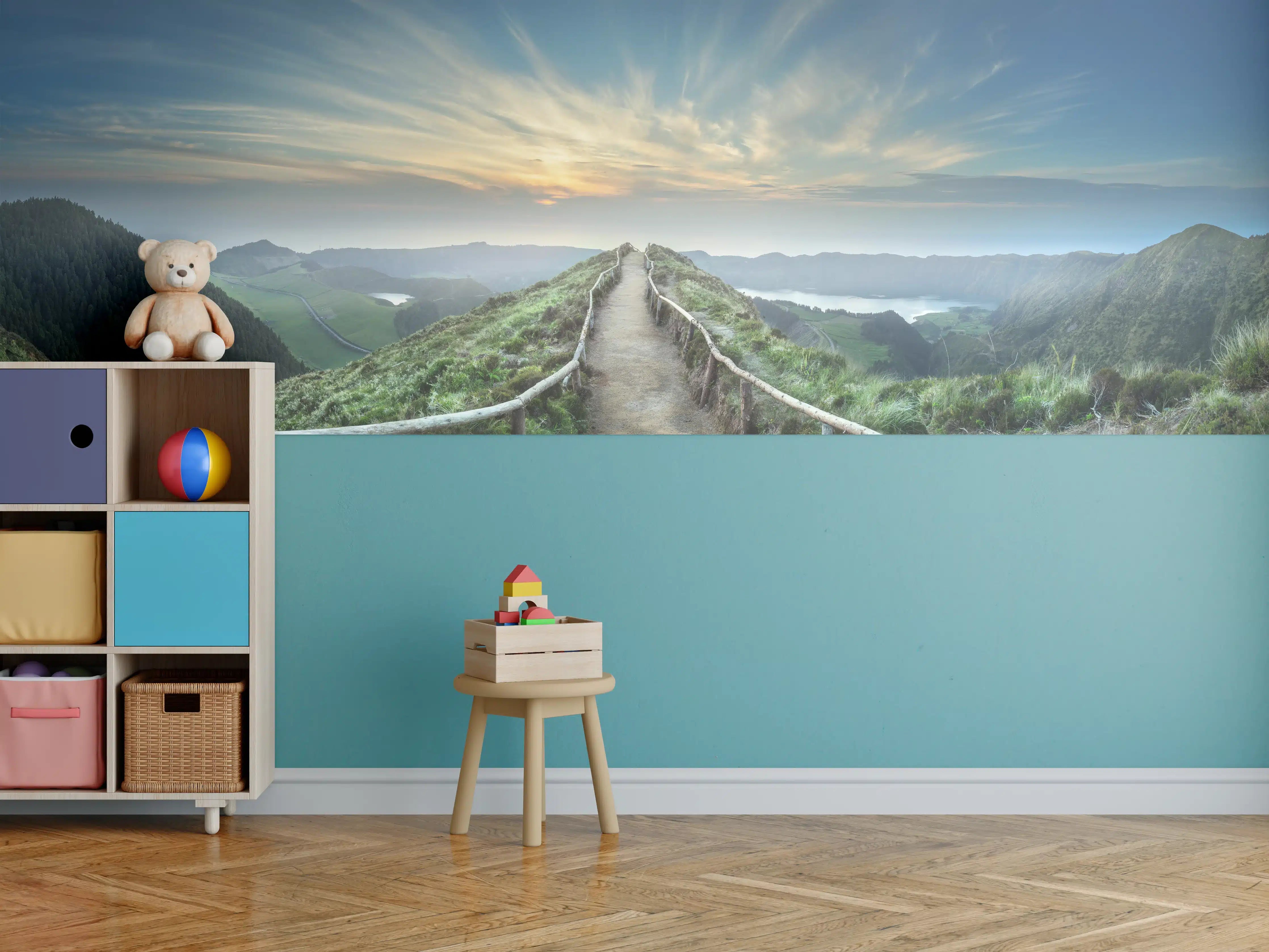 Kinderzimmer Wandgestaltung - Fesselnde Berglandschaft - Ponta Delgada