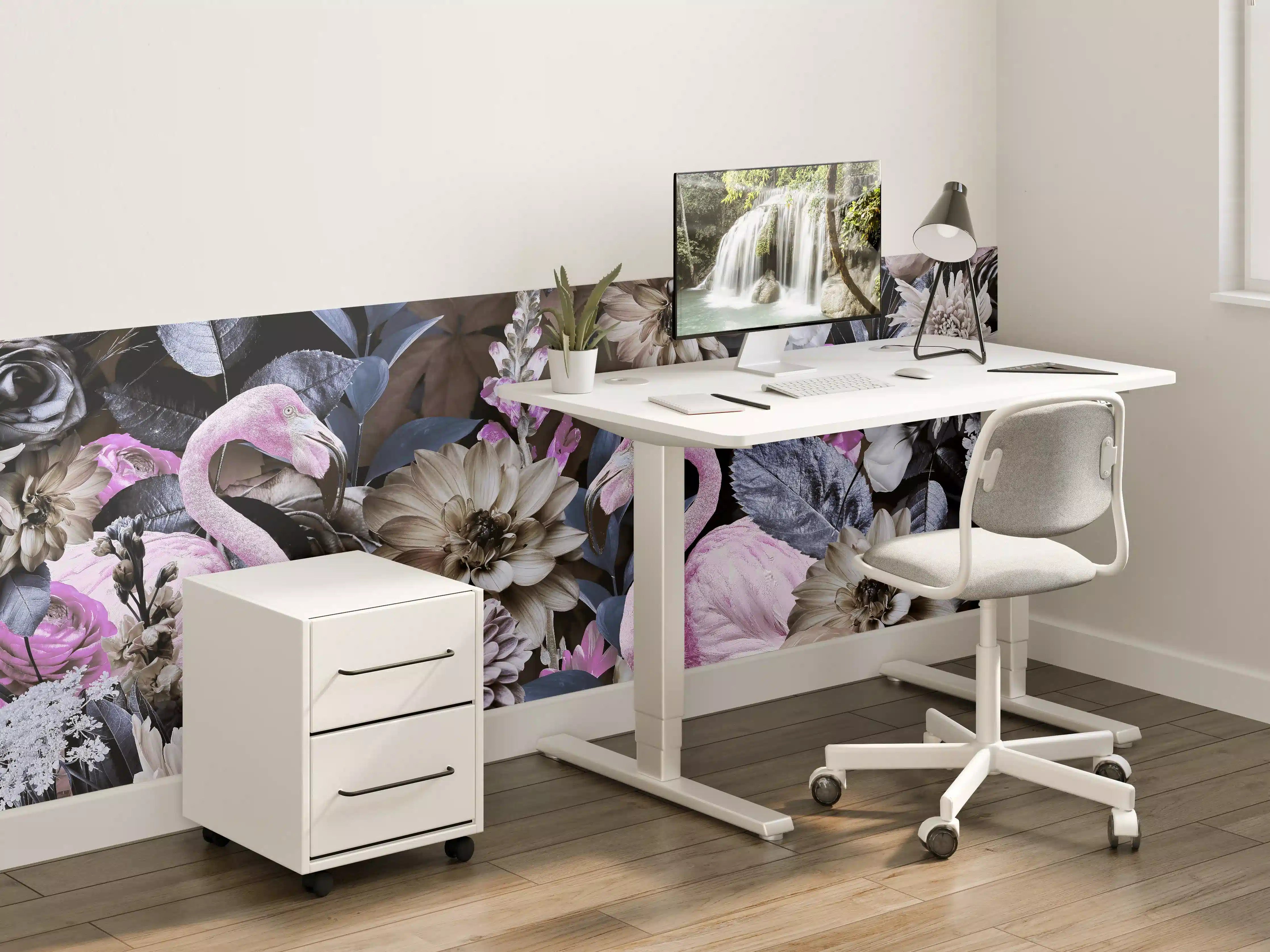 Kinderzimmer Wandgestaltung - Flamingo Garden - Floral