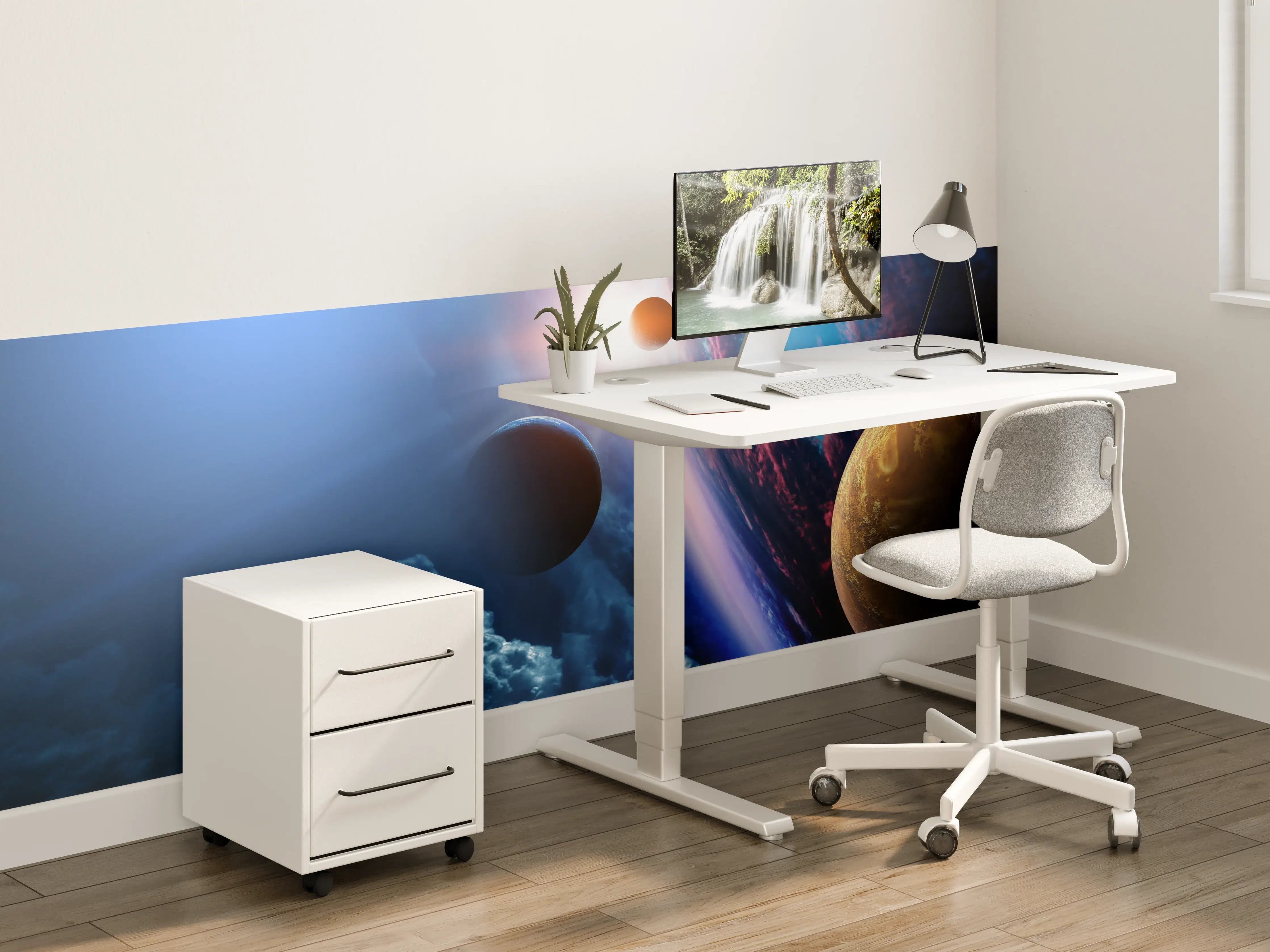 Kinderzimmer Wandgestaltung - Fliegender Adler Bewegung