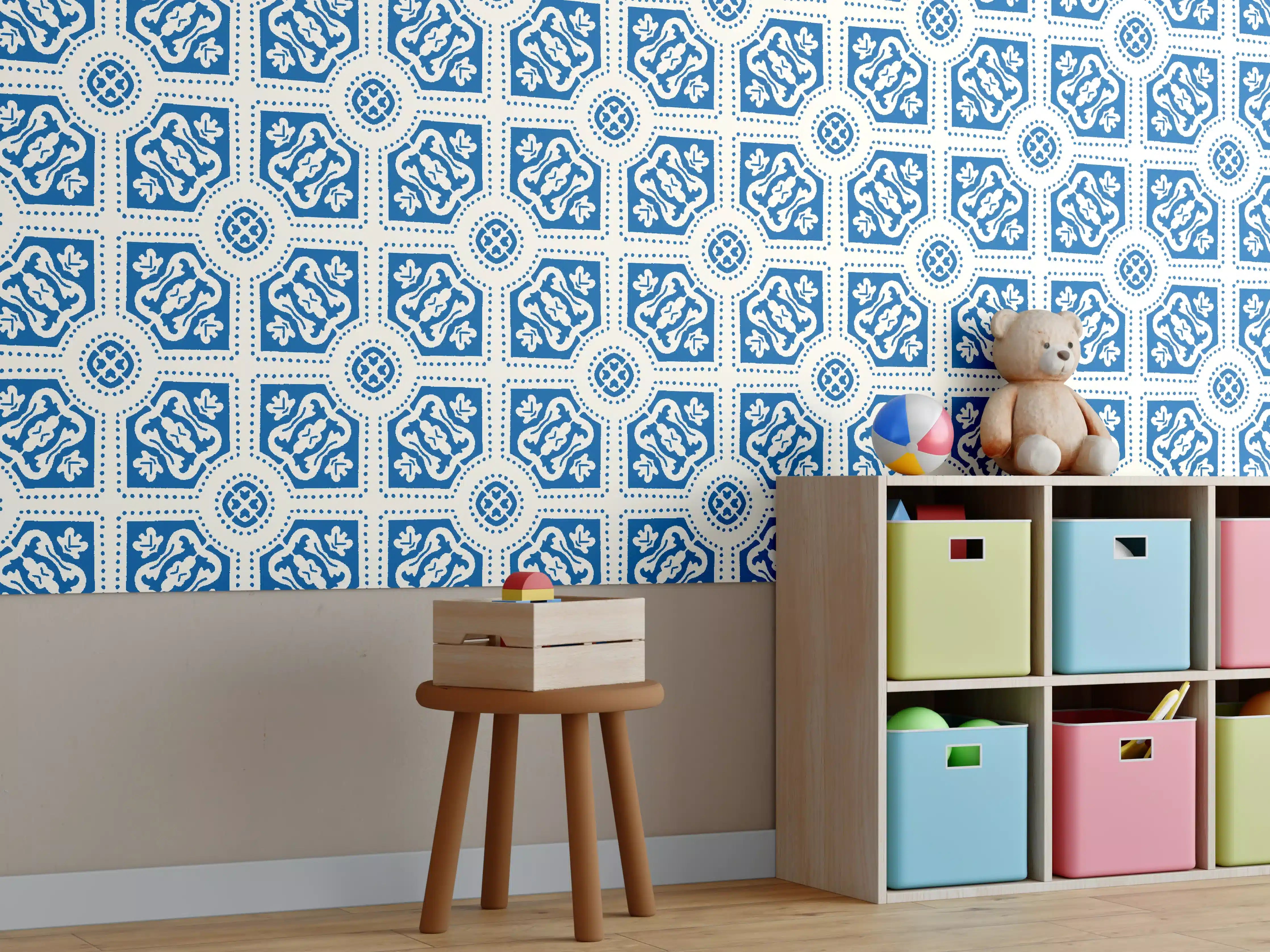 Kinderzimmer Wandgestaltung - Fliesenkunst Portugals