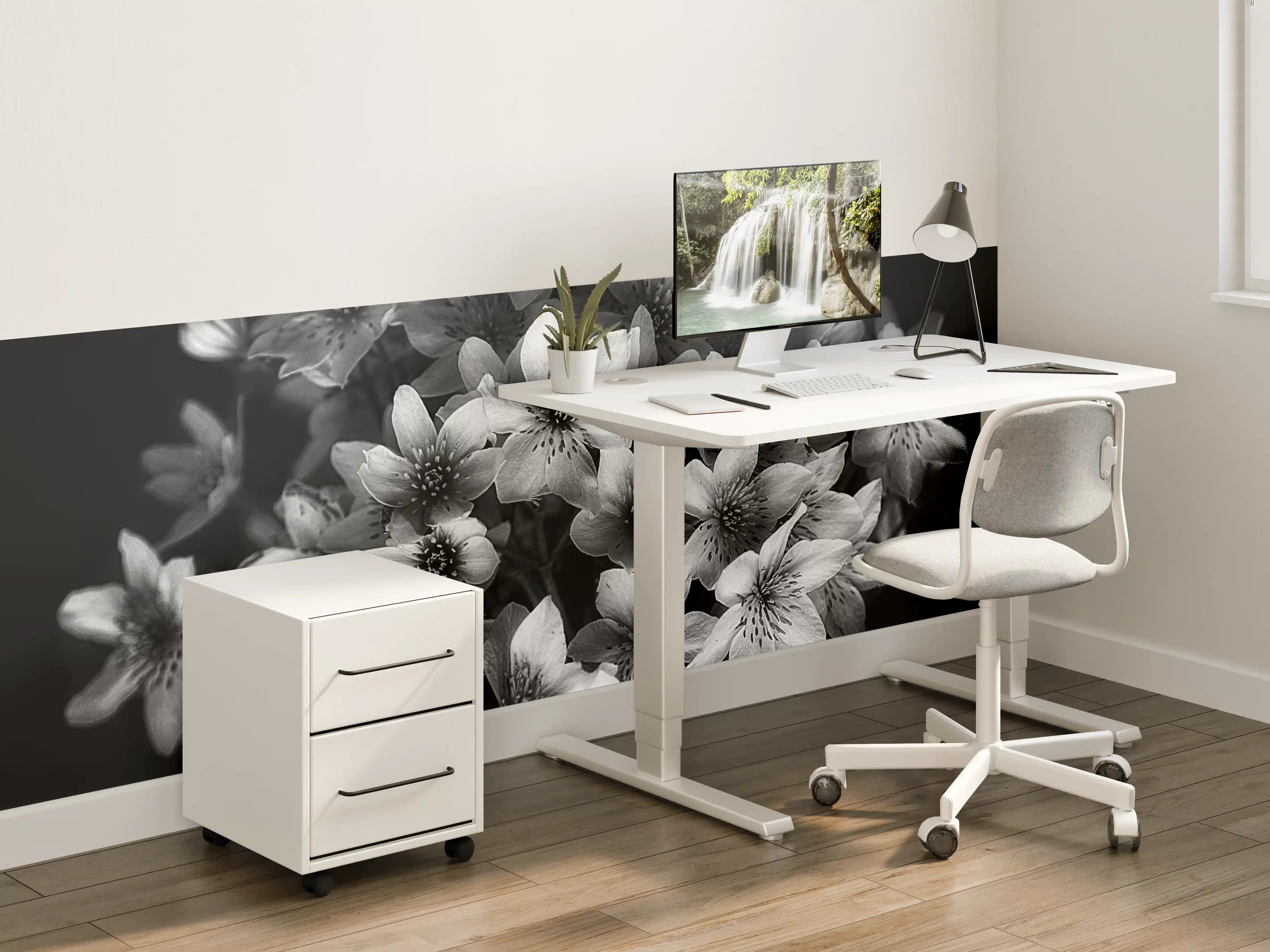 Kinderzimmer Wandgestaltung - Florale Kunst - Blumenstrauß