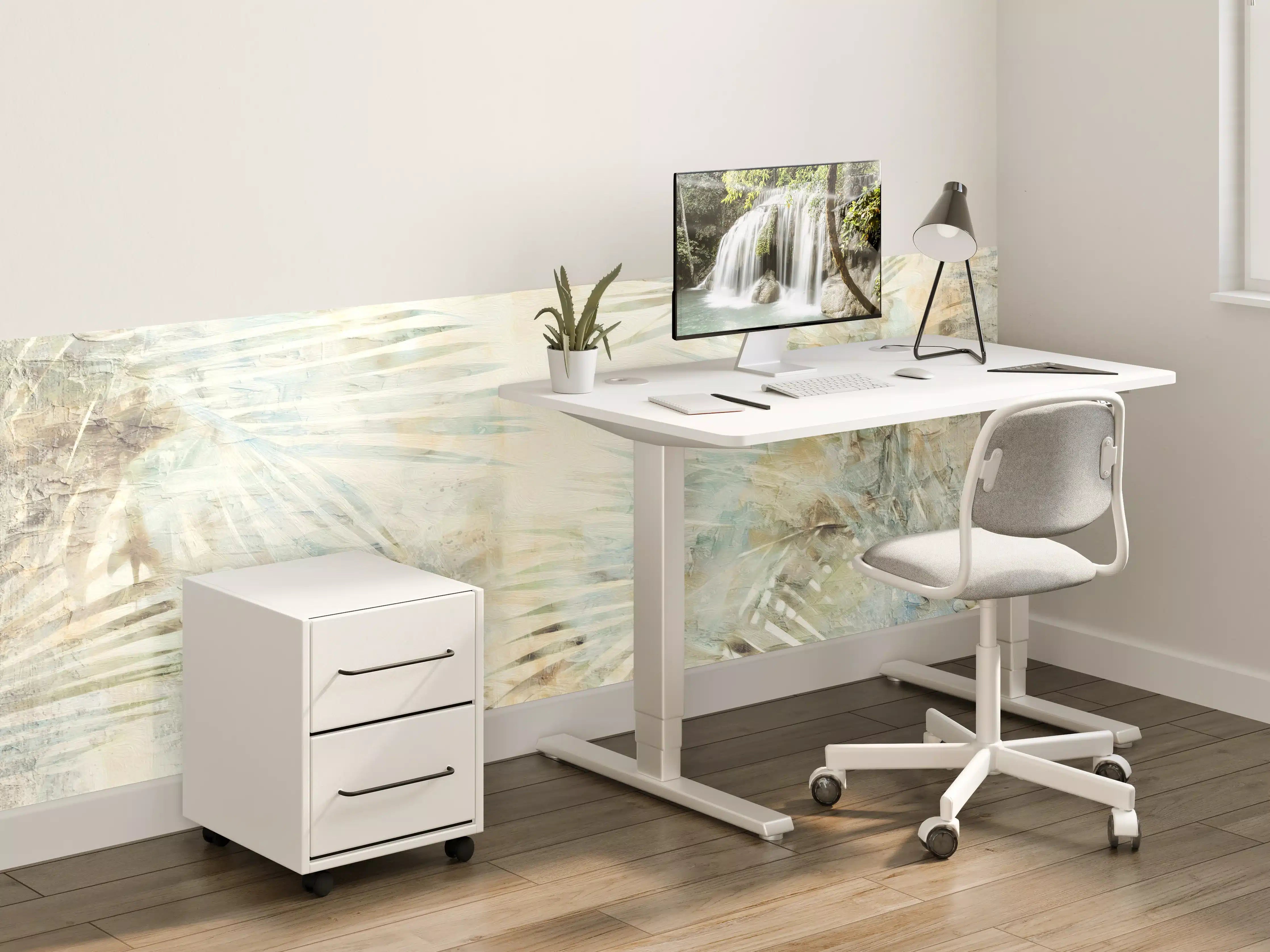 Kinderzimmer Wandgestaltung - Florale Wand - Moderne Kunst