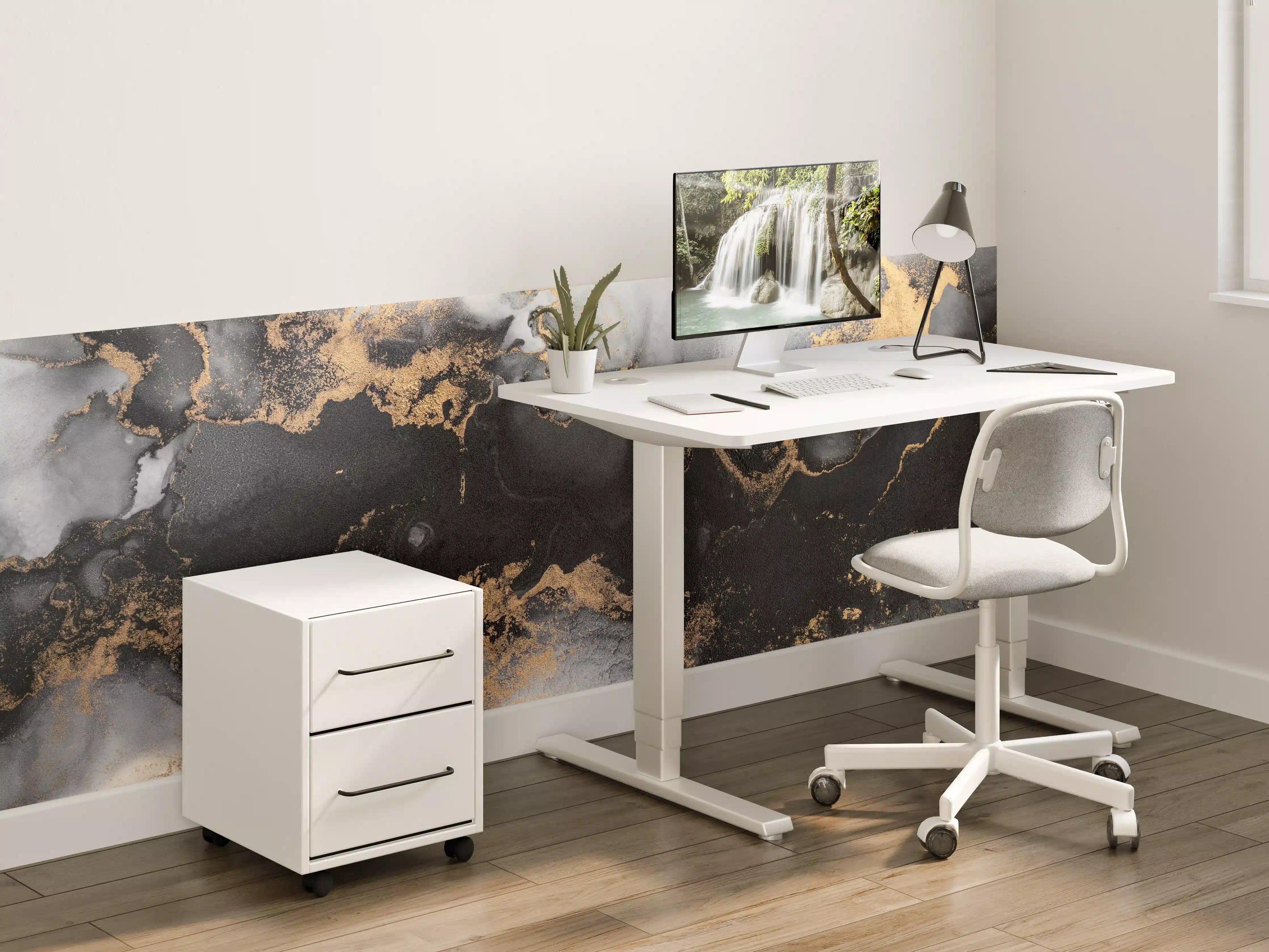 Kinderzimmer Wandgestaltung - Flüssigkunst - Marmor