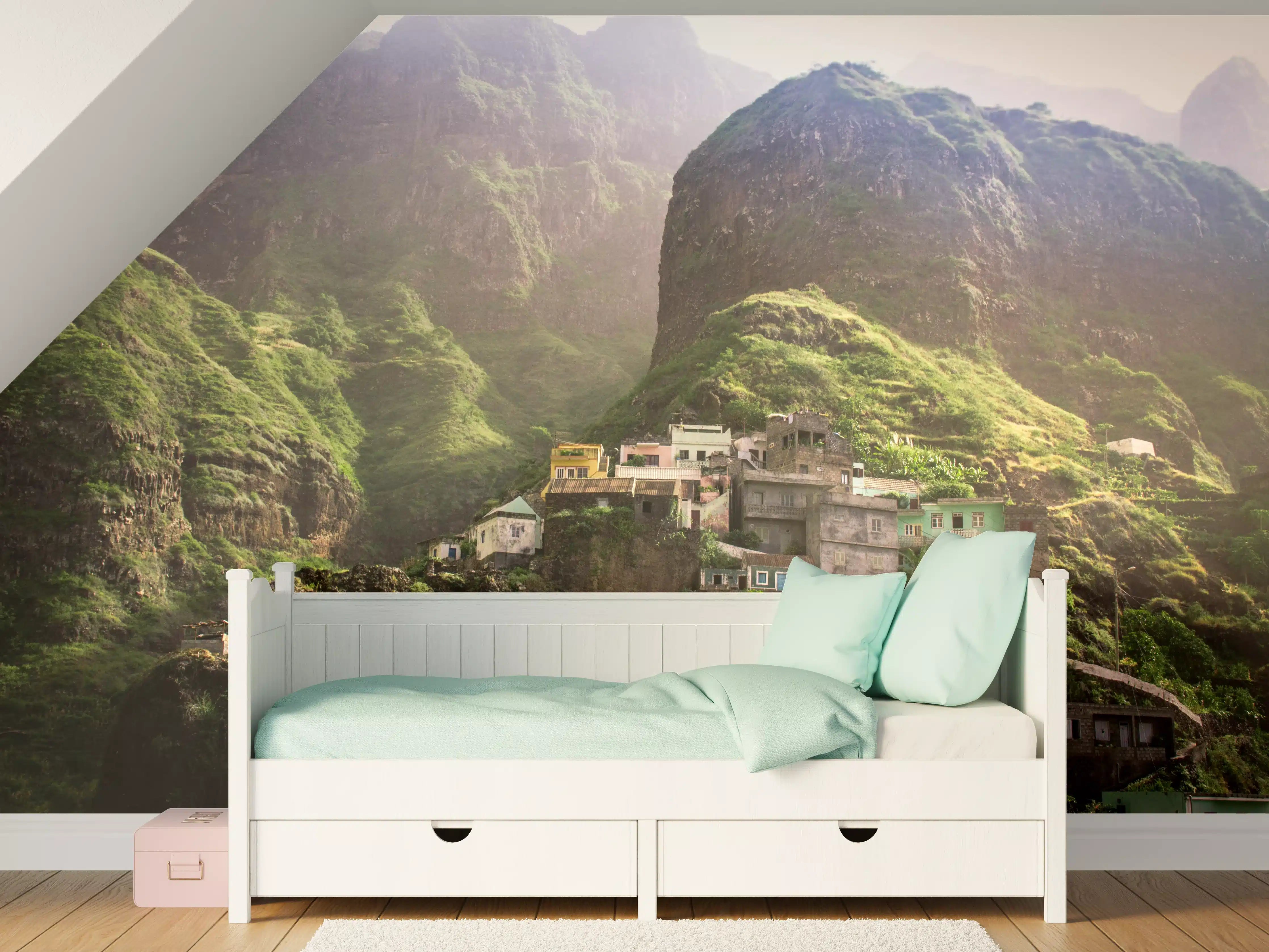 Kinderzimmer Wandgestaltung - Fontainhas Landschaft