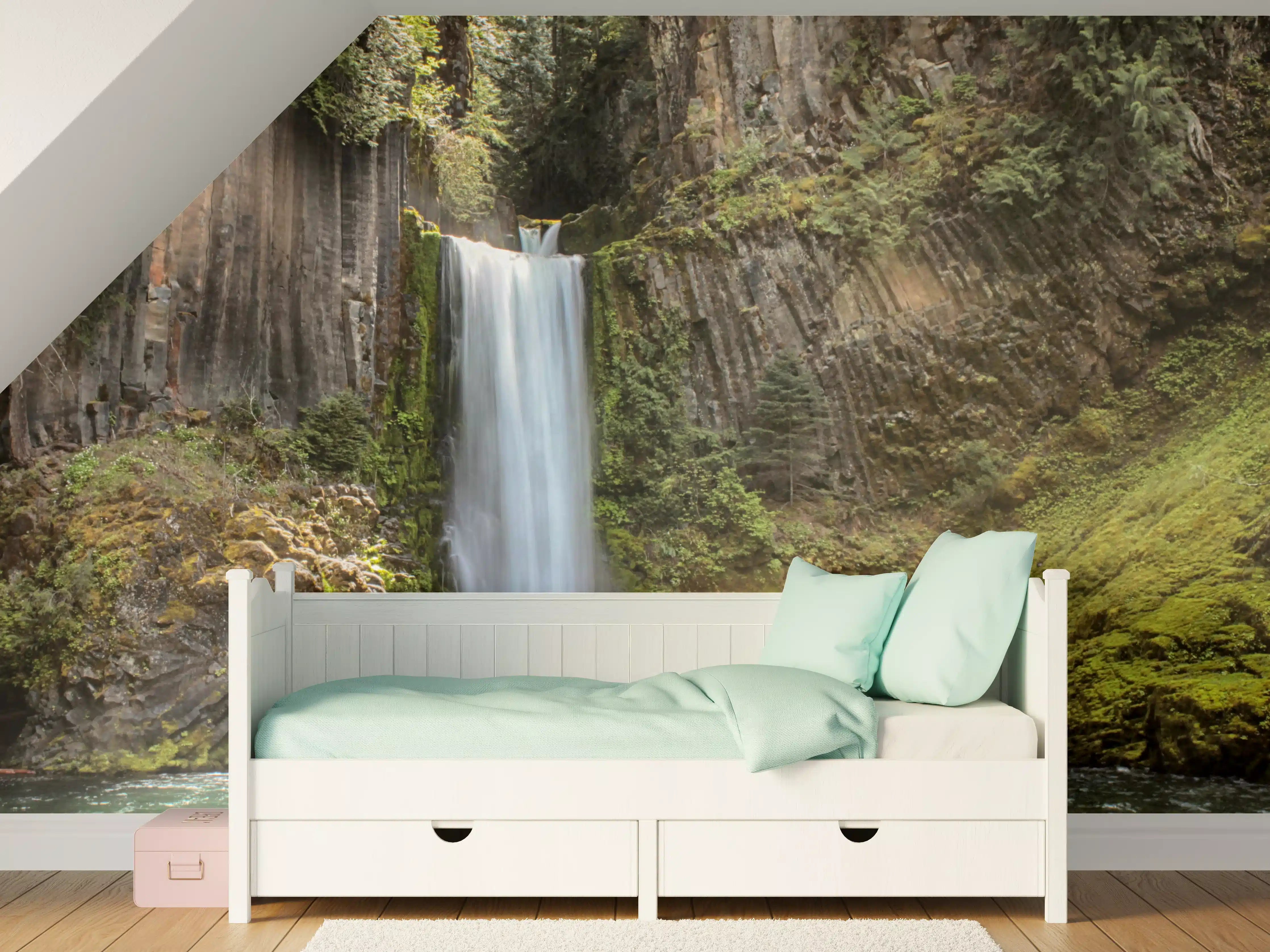 Kinderzimmer Wandgestaltung - Friedliche Tokatee Falls