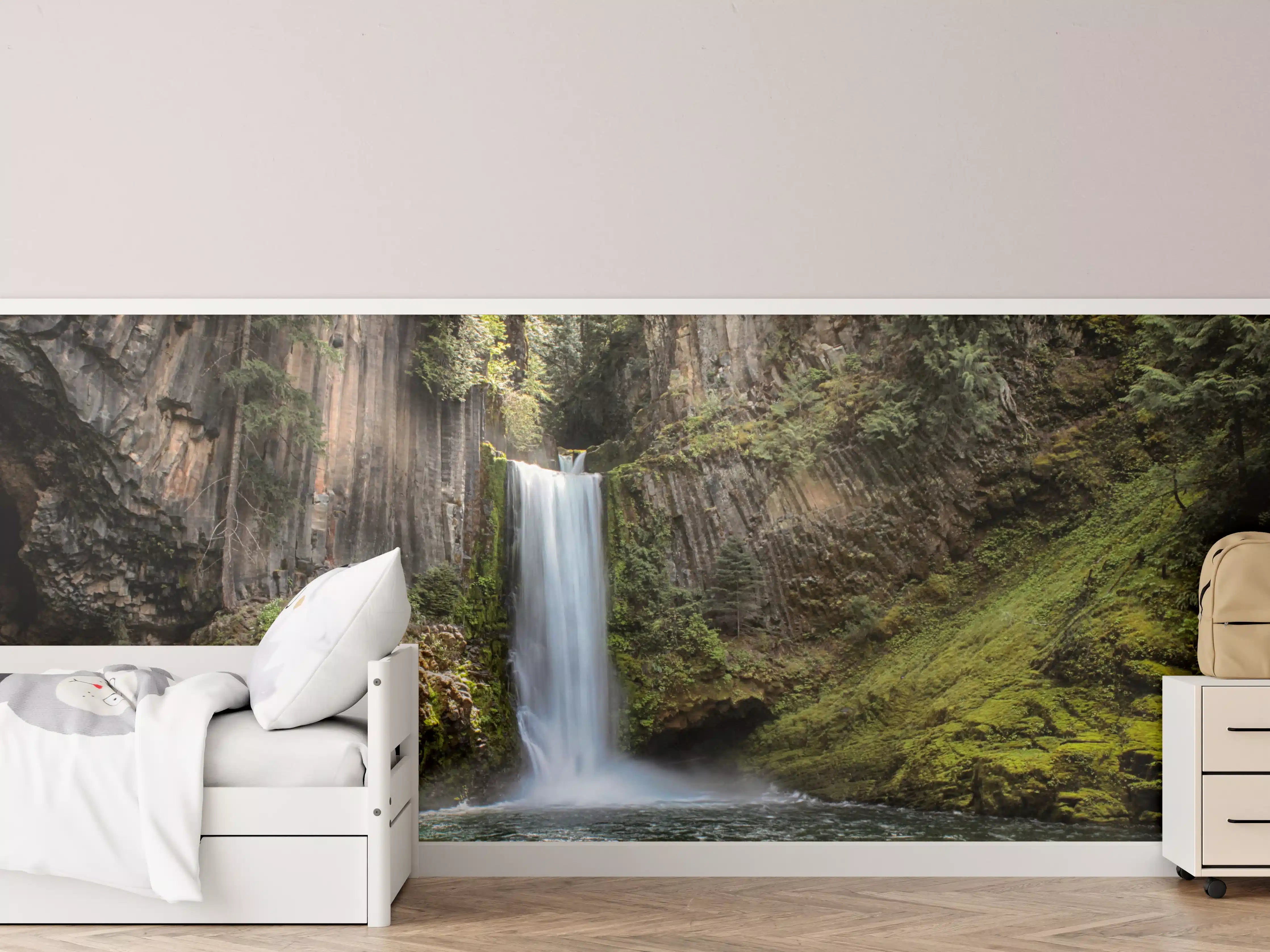 Kinderzimmer Wandgestaltung - Friedliche Tokatee Falls