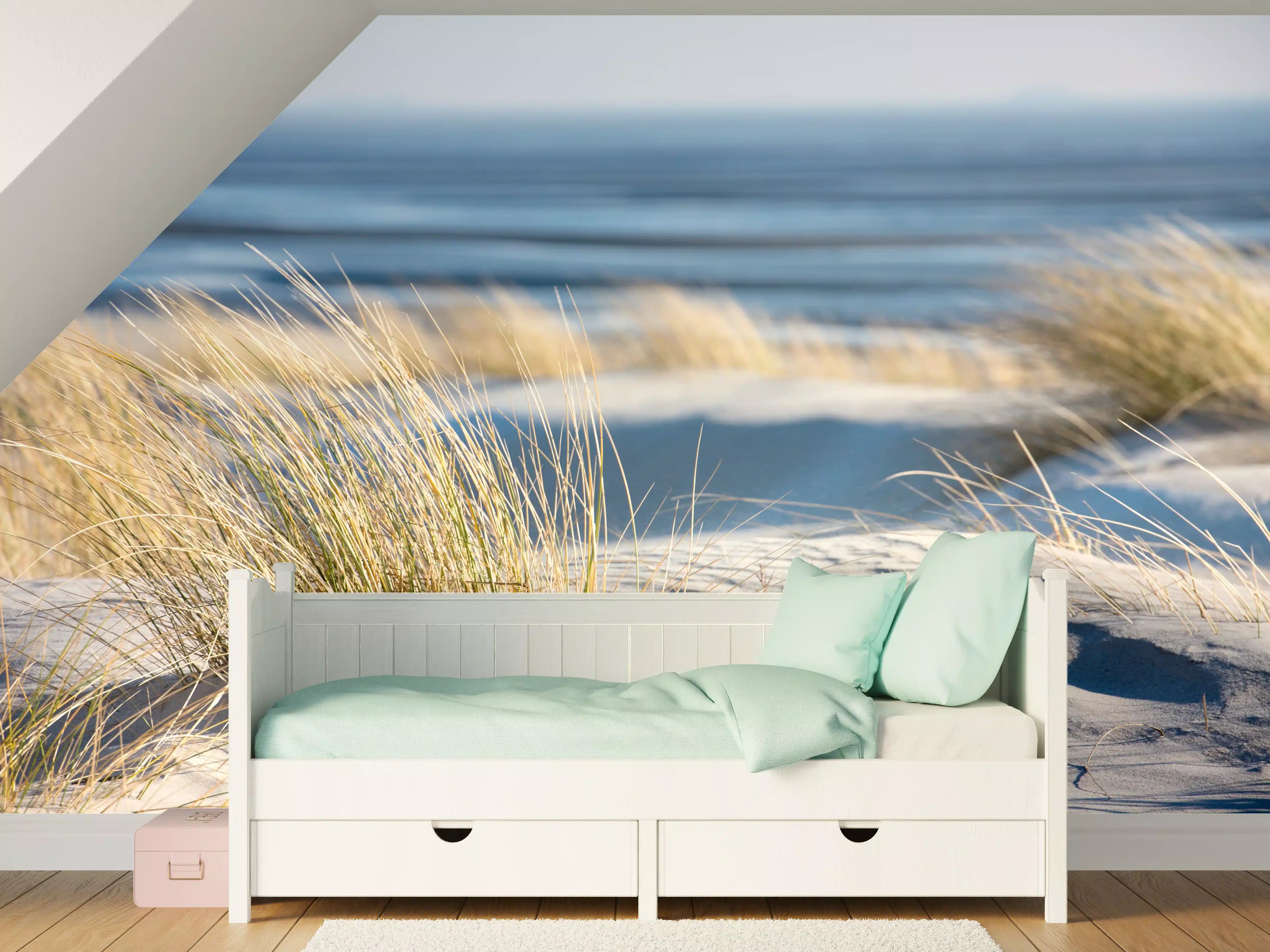 Kinderzimmer Wandgestaltung - Friedlicher Strand - Nordsee