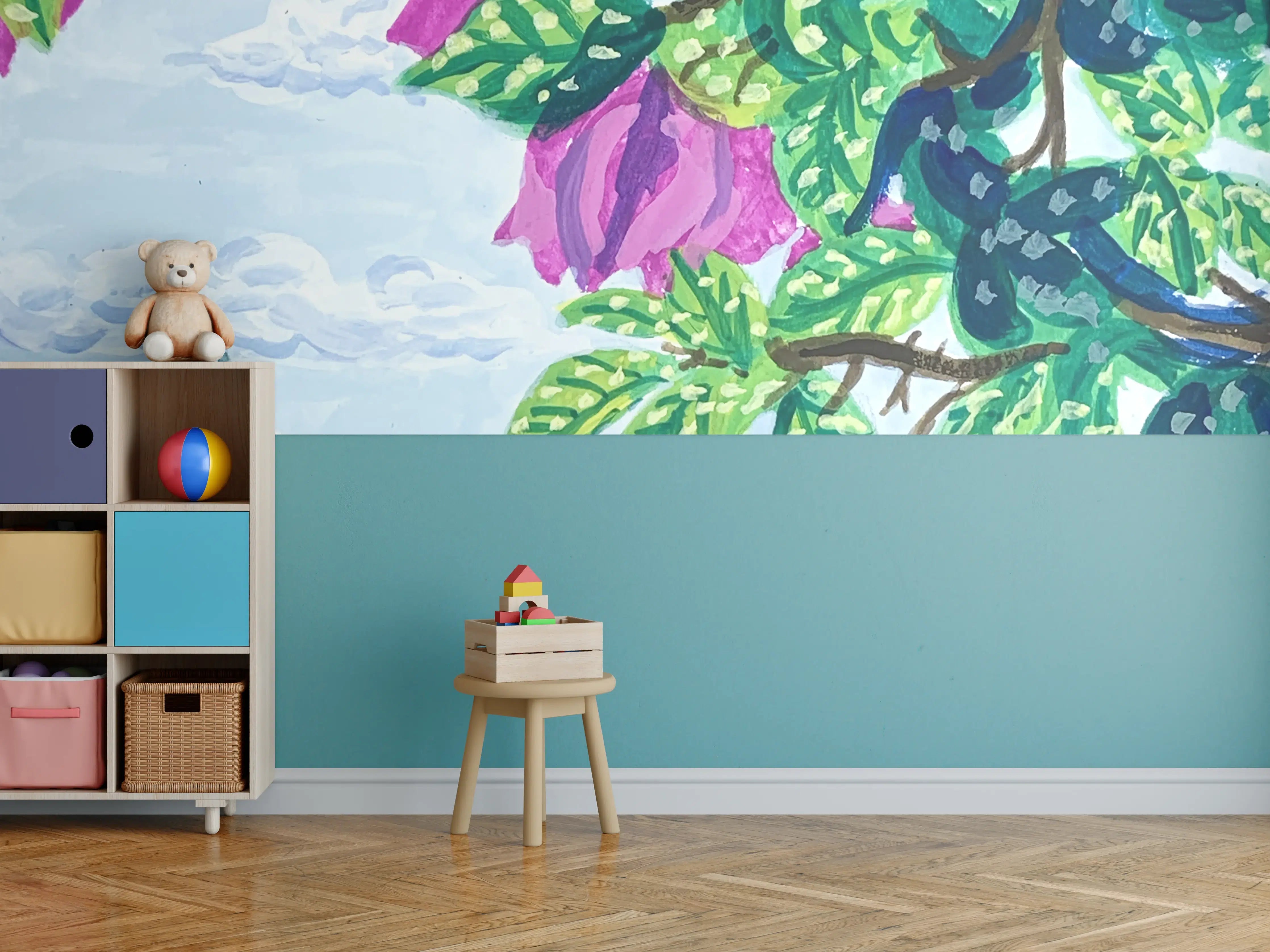 Kinderzimmer Wandgestaltung - Gemälde von Lissabon