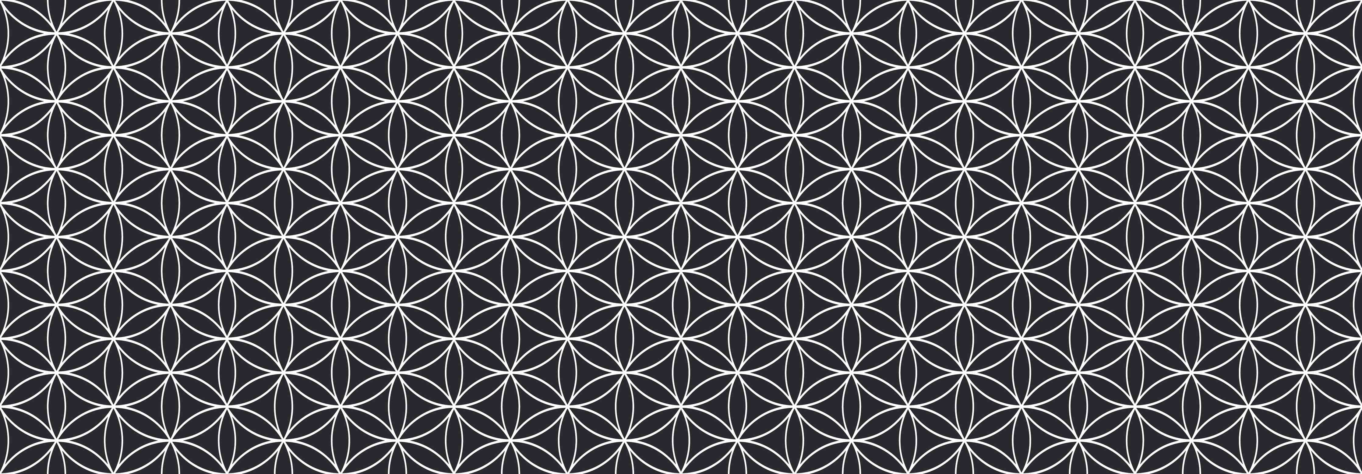 Kinderzimmer Wandgestaltung-Geometrische Fliesen in Schwarz-Weiß