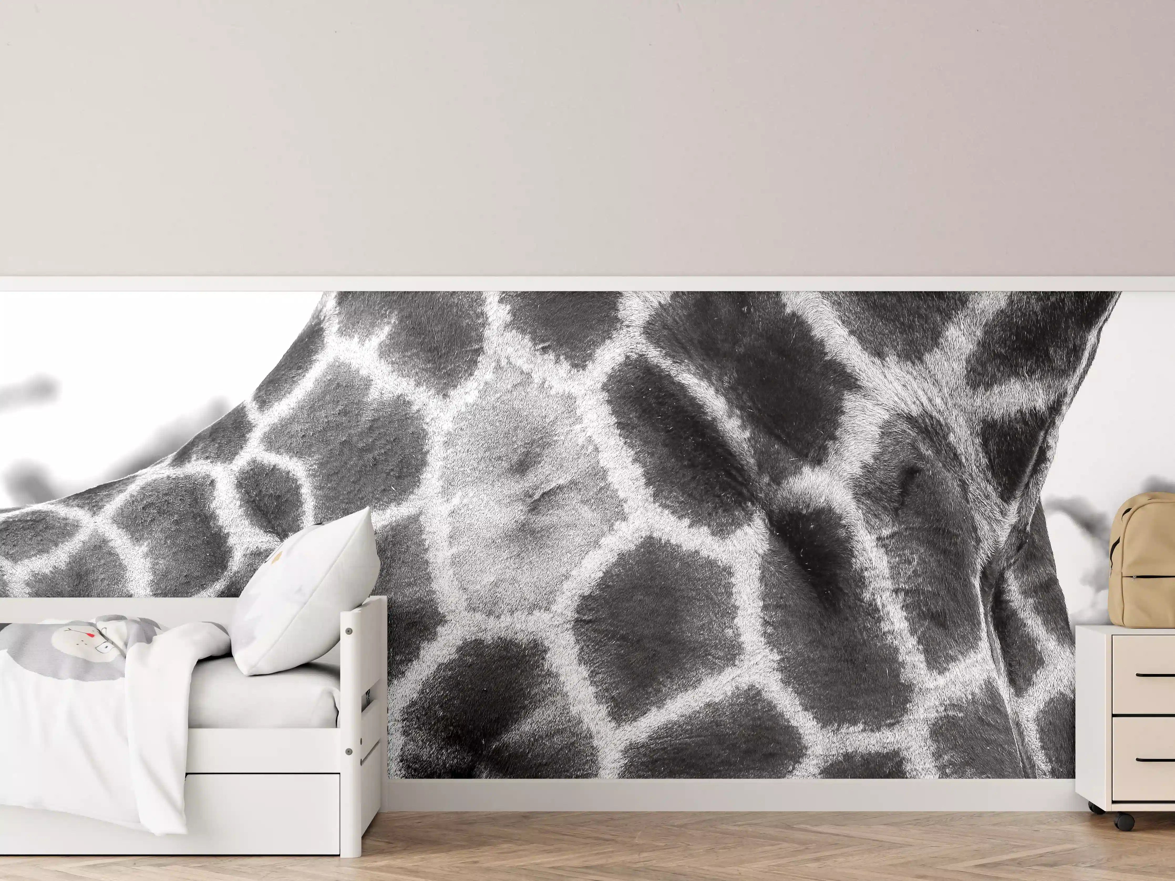 Kinderzimmer Wandgestaltung - Giraffen Oberkörper